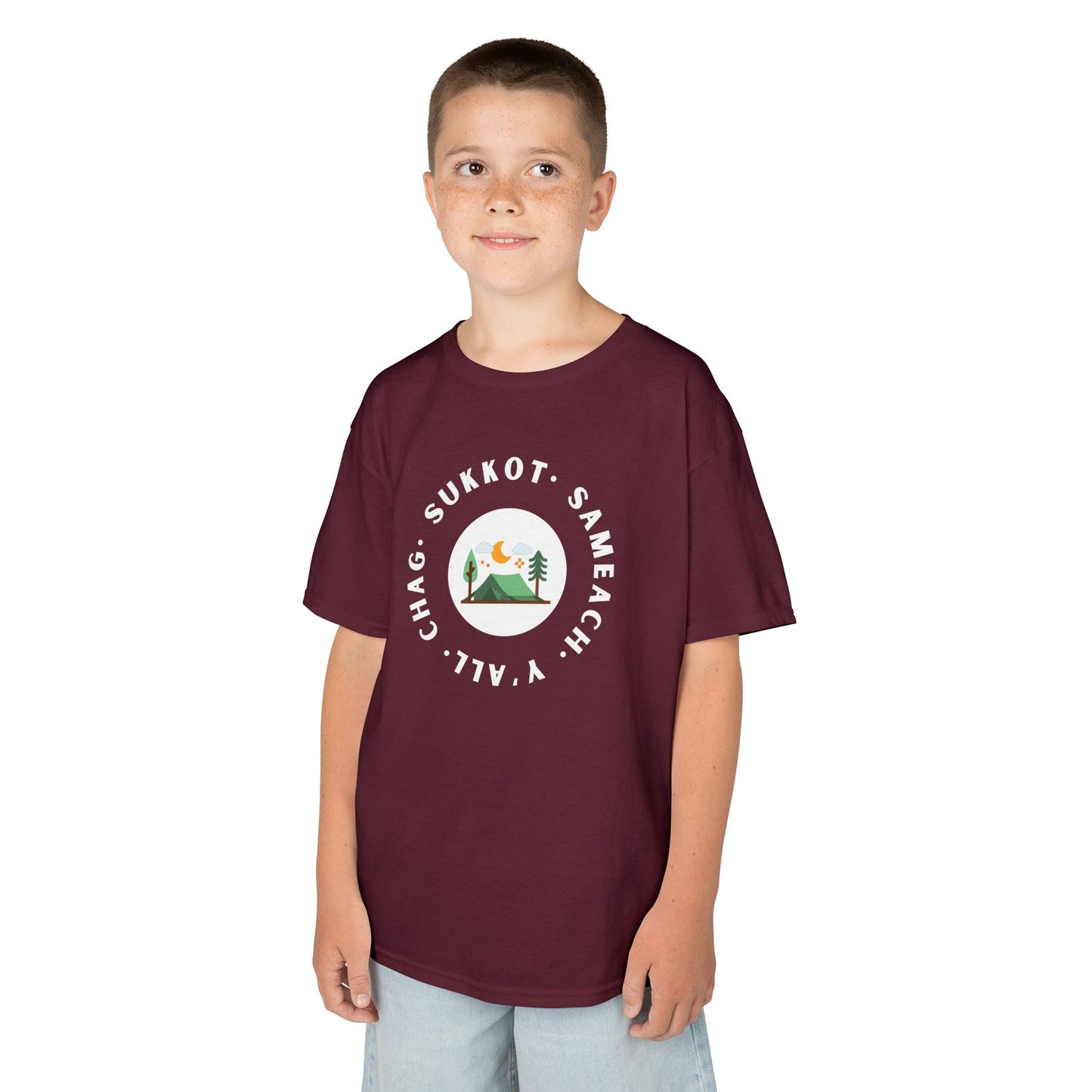 Sukkot Tabernacles Kids Heavy Cotton™ Tee
