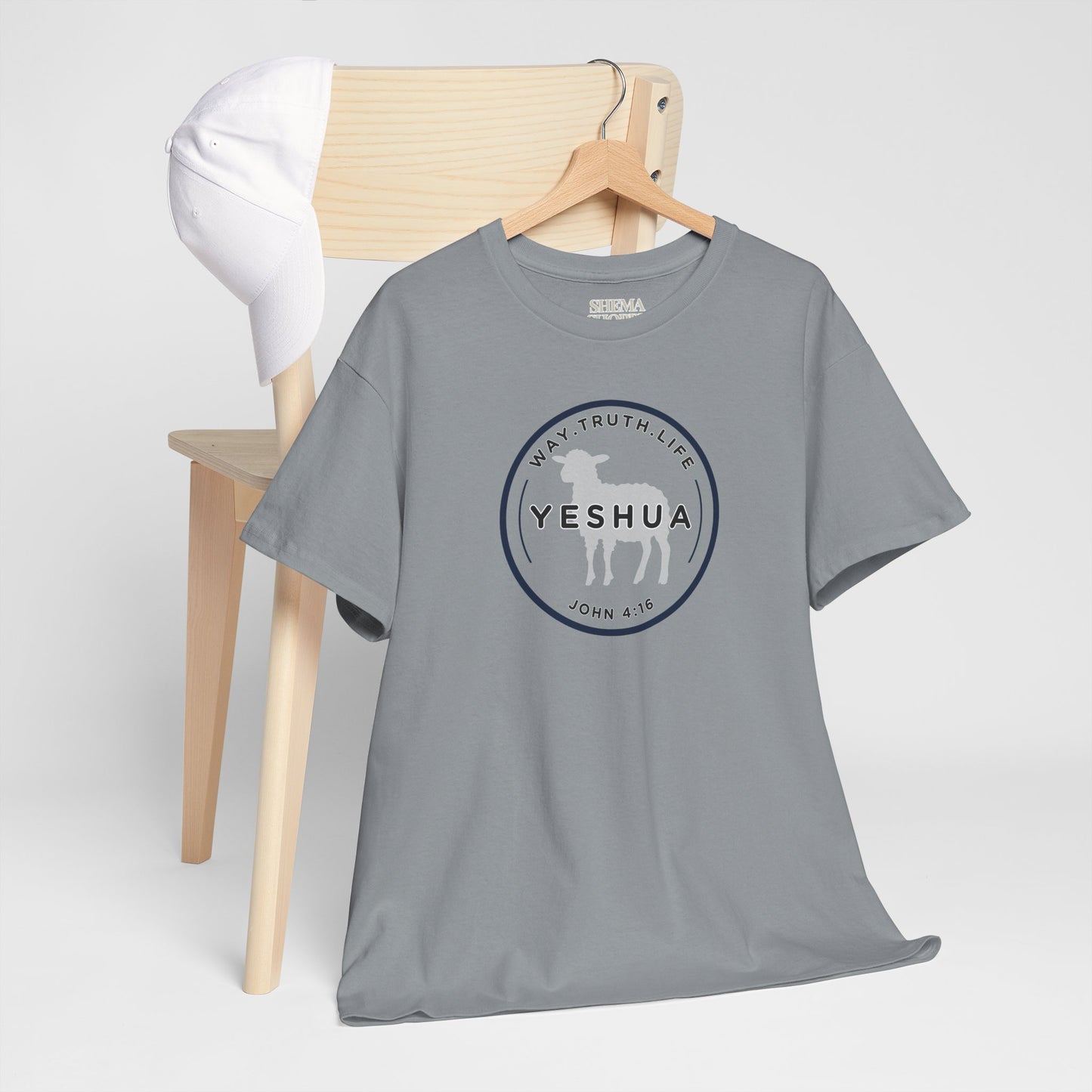 Yeshua 'Way, Truth, Life' Heavy Cotton Graphic Tee