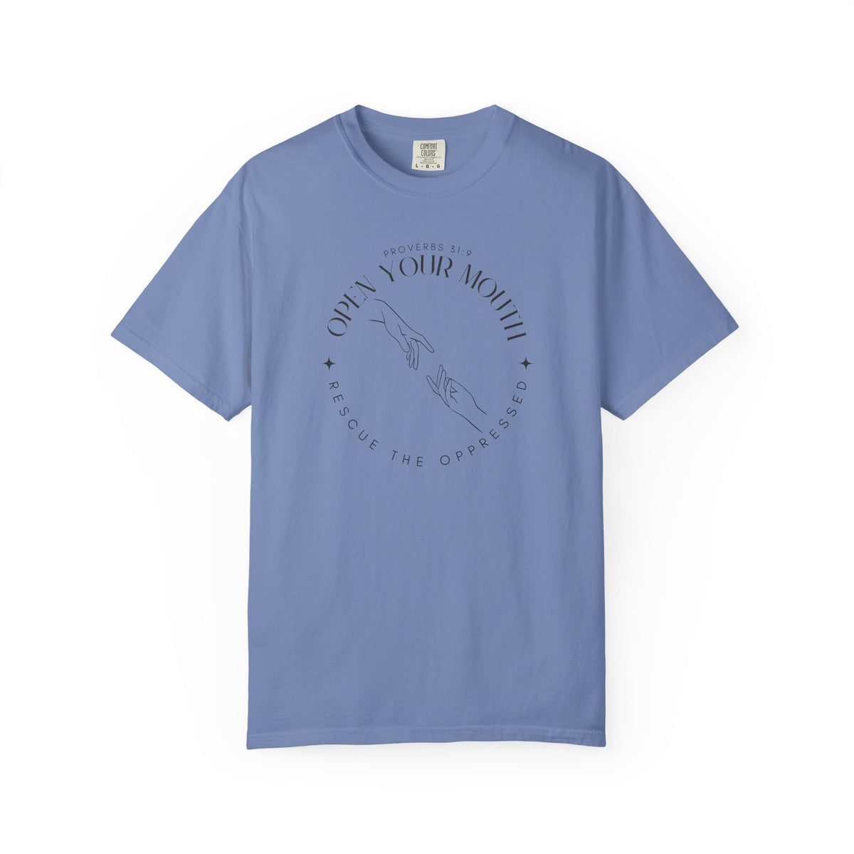 Proverbs 31:9 Unisex T-shirt - Speak Up Against Human Trafficking - 100% Cotton