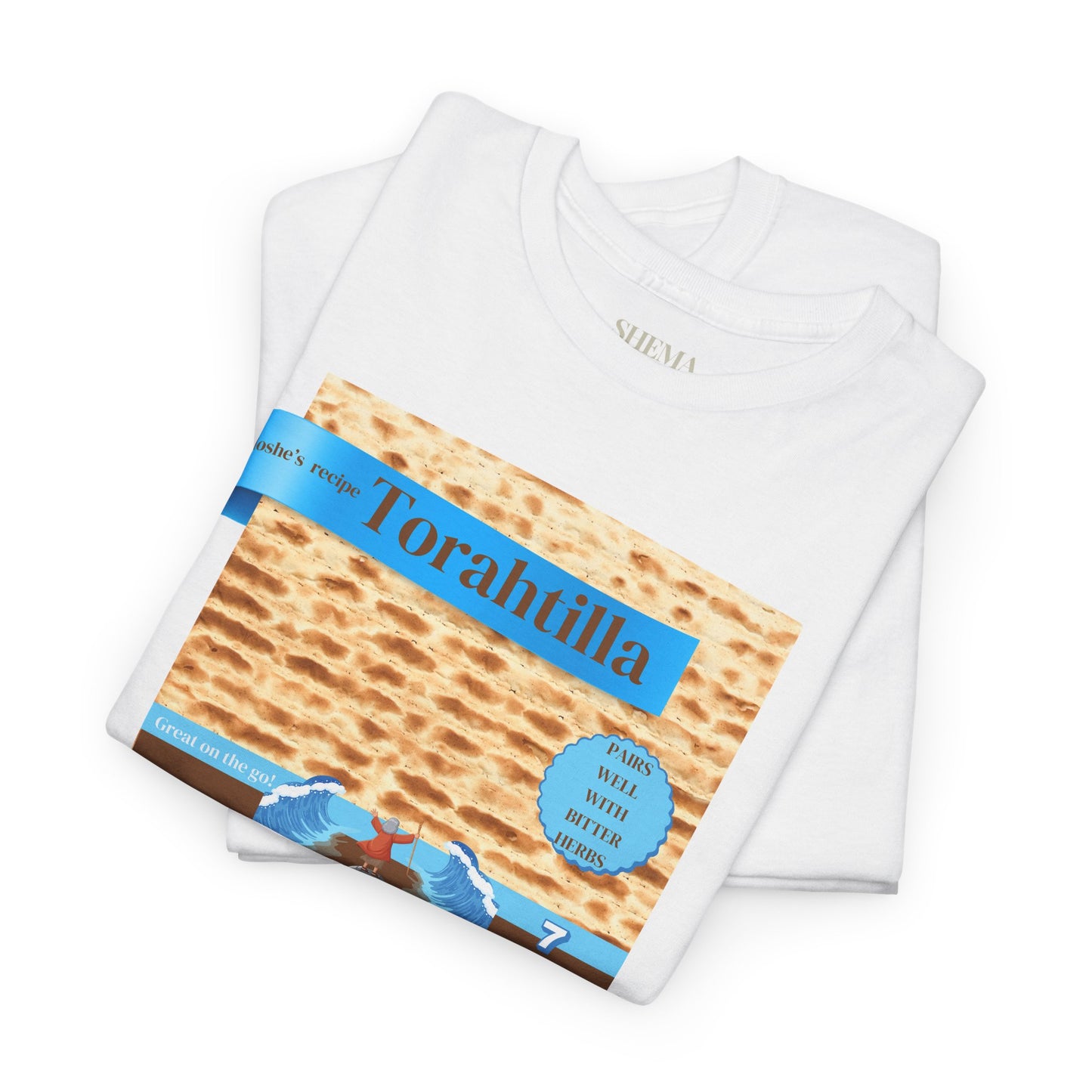 Passover Matzo Unisex Tee - Moshe's Recipe Torahtillas Cotton Funny Shirt