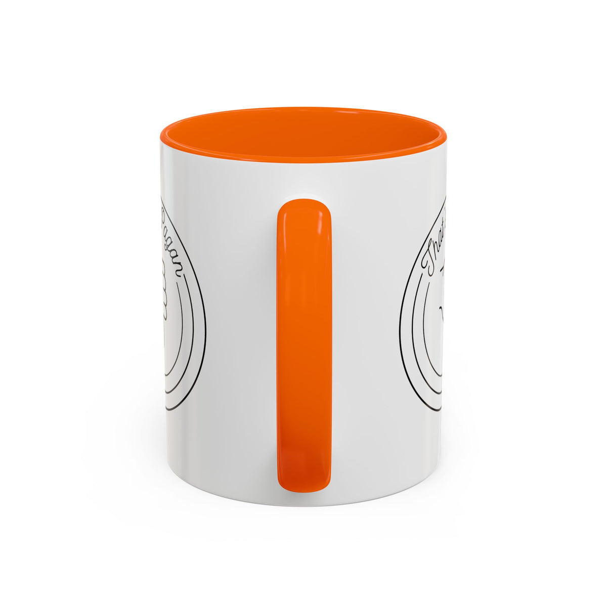 That's Pagan Thumbs Down Accent Coffee Mug