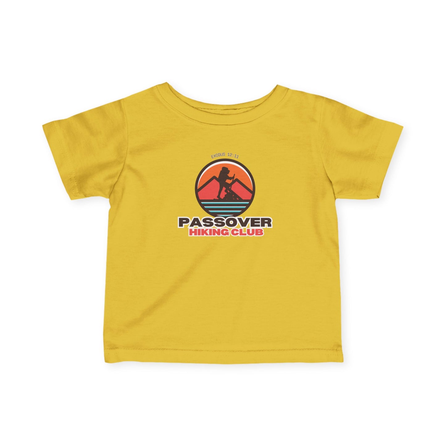 Passover Hiking Club- Infant Fine Jersey Tee Bible Humor