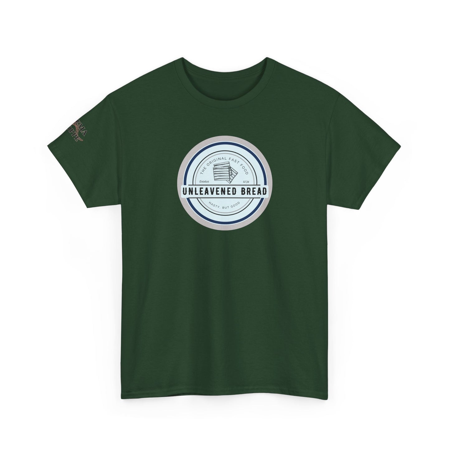 Unleavened Bread Matzo T-Shirt — "Hasty but Good" Passover Biblical Humor Tee