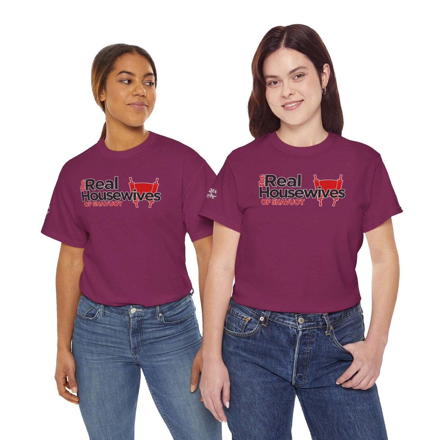 The Real Housewives of Shavuot Torah Scrolls T-Shirt Feast of Weeks Pentecost Cotton Tee