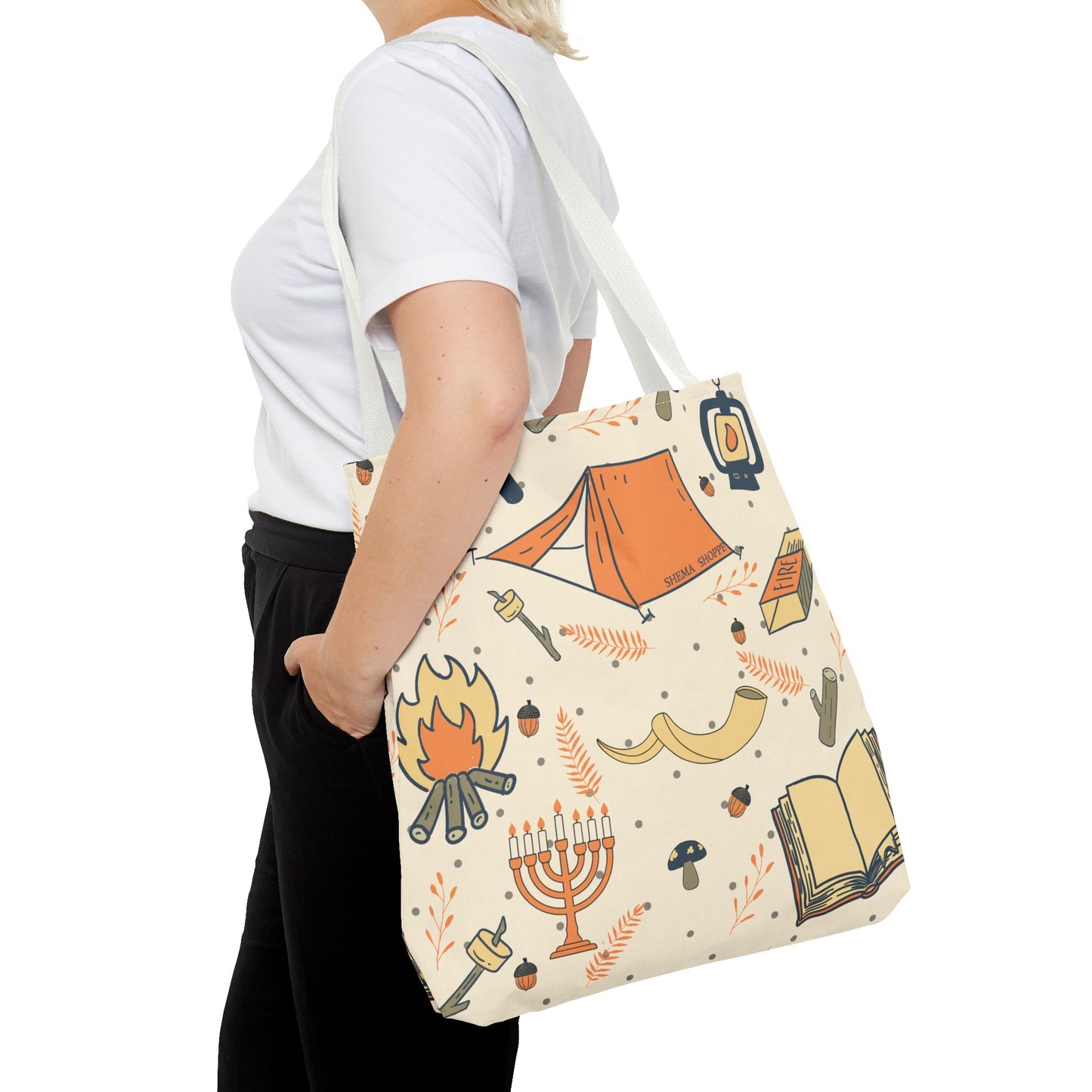 Sukkot Tents Tote Bag (AOP)