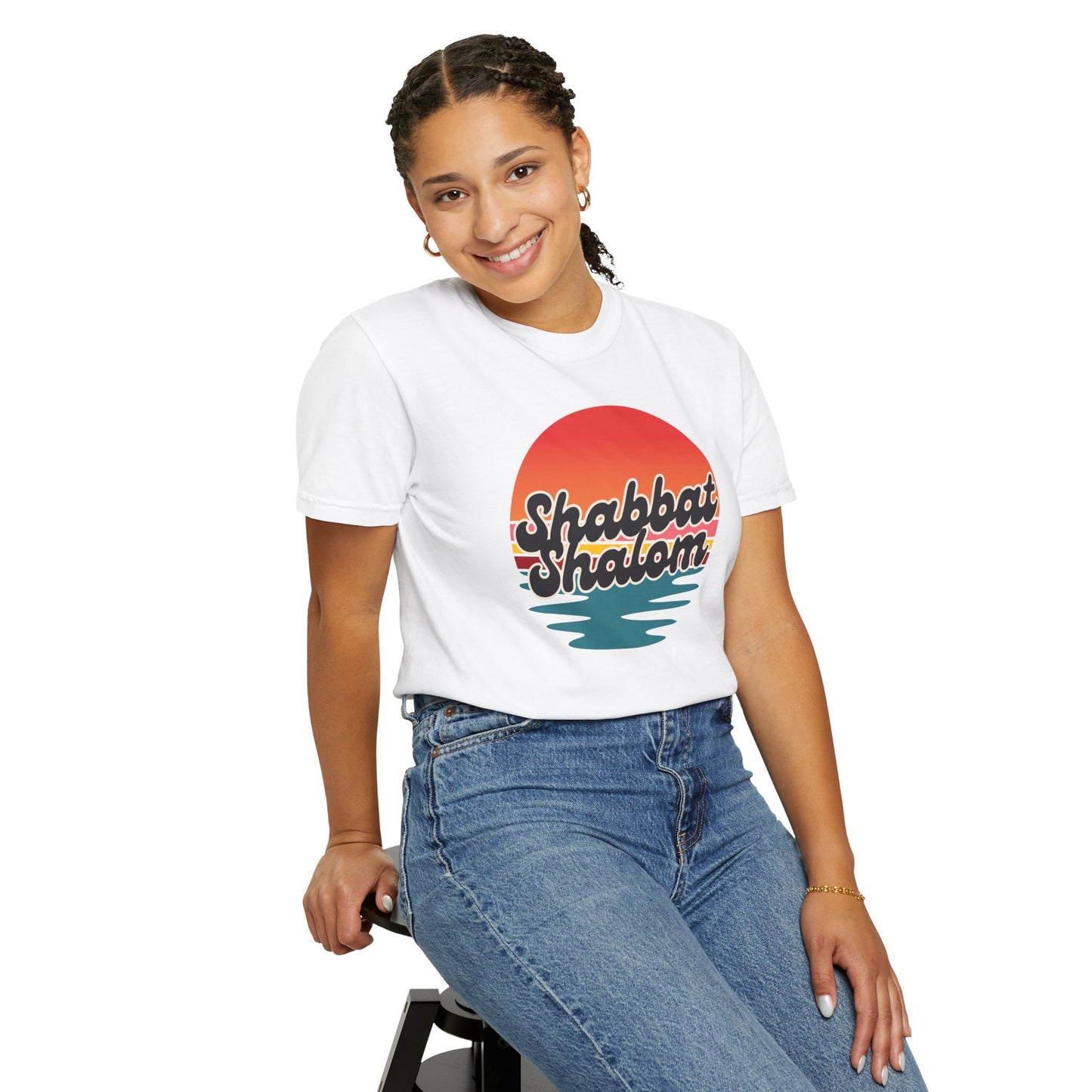 Sunset Shabbat Shalom T-shirt