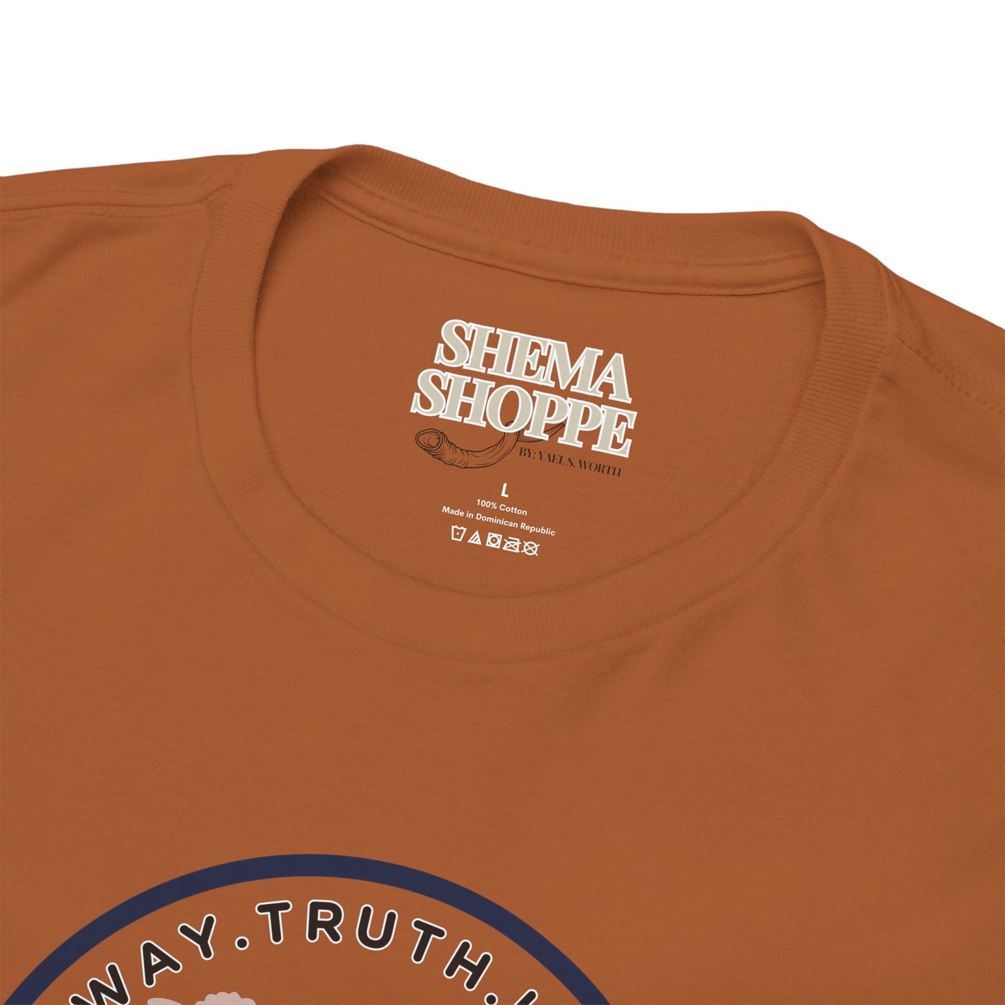 Yeshua 'Way, Truth, Life' Heavy Cotton Graphic Tee