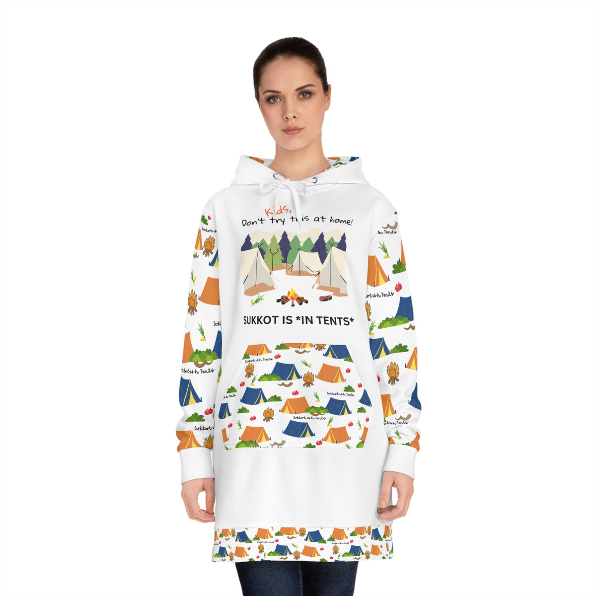 Women's Sukkot Hoodie Dress (AOP)