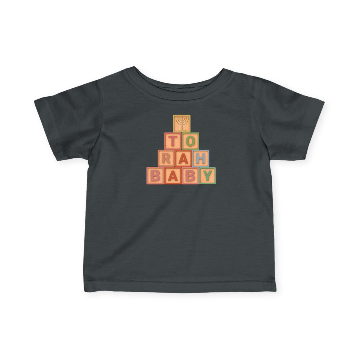 Infant Tee — 'Torah Baby' Wooden Block Baby Shirt, Messianic Newborn Gift (Canada)