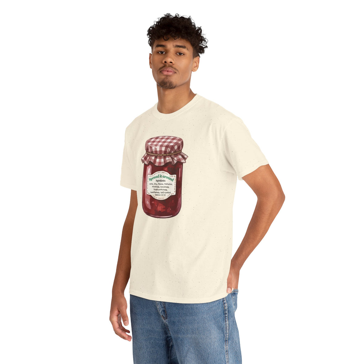 Fruit Of The Spirit Graphic Tee — Vintage Preserves "Spread it Around" T‑Shirt Galations