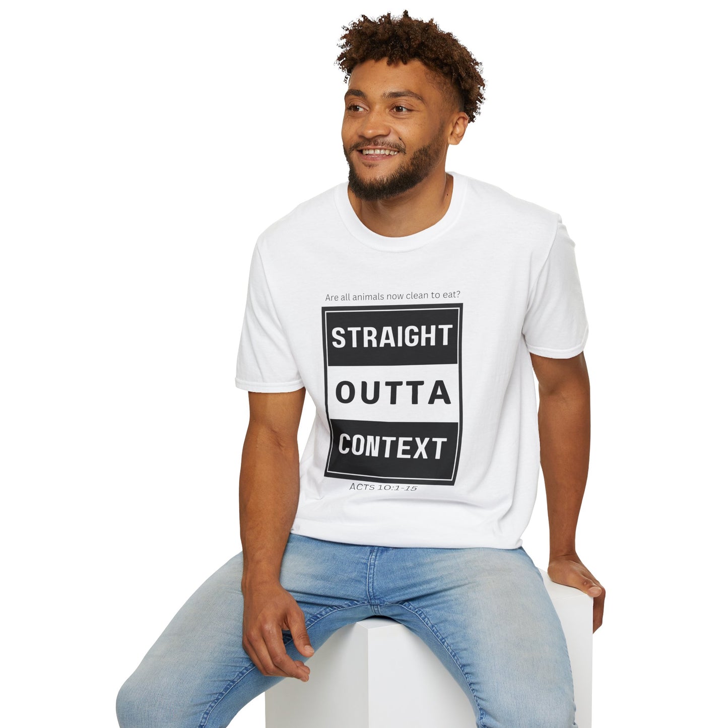Straight Outta Context Unisex Softstyle T-Shirt