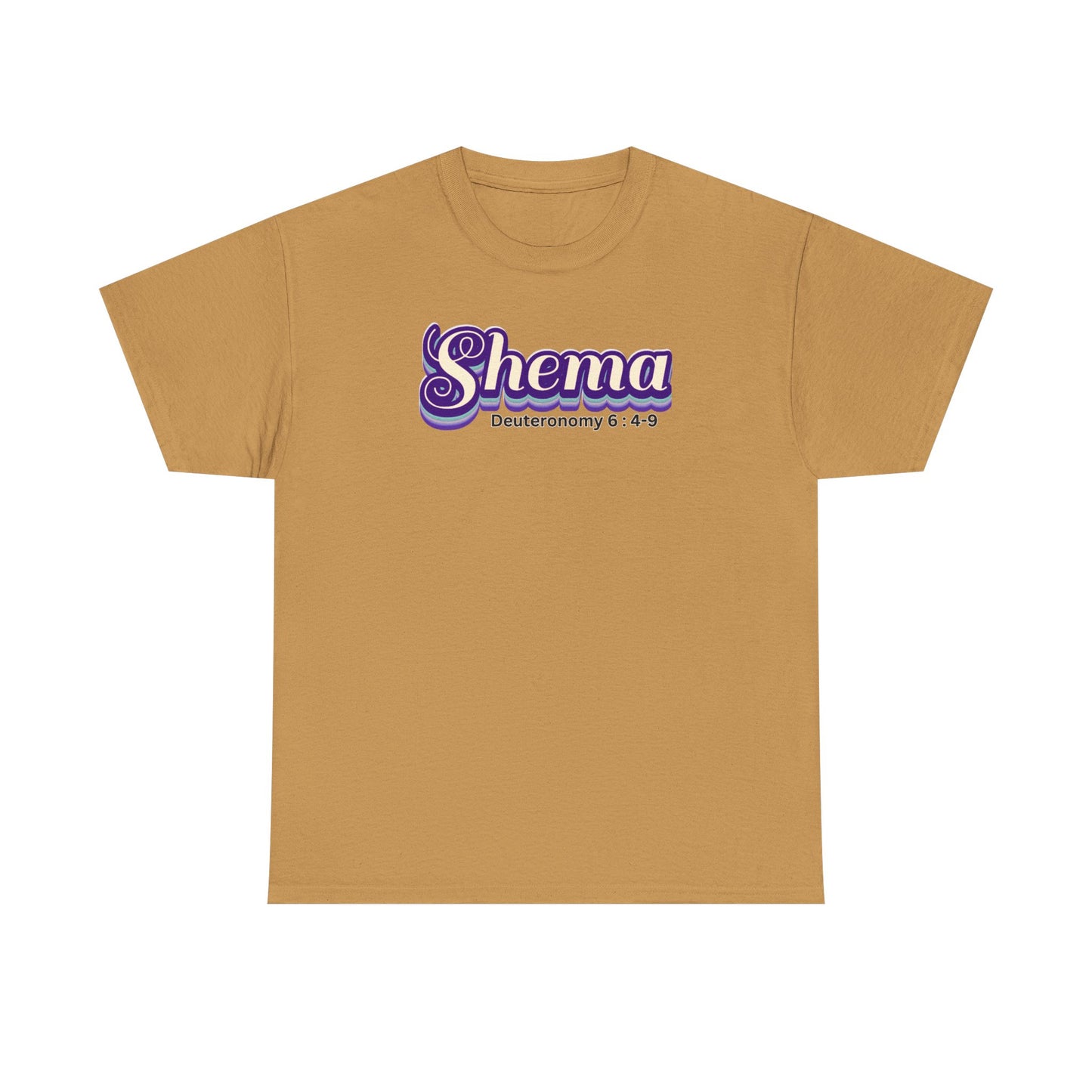 Faded Retro Shema Unisex Heavy Cotton Tee