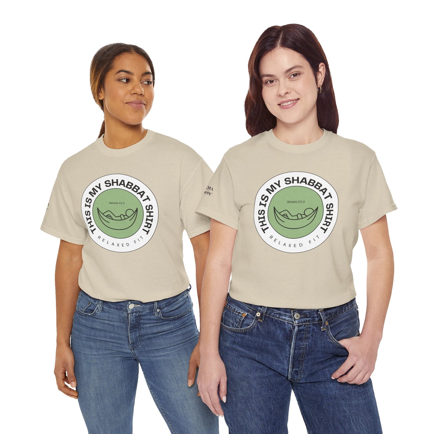 This Is My Shabbat Shirt — Chilling Out Is a Commandment Hammock Sabbath Cotton Tee