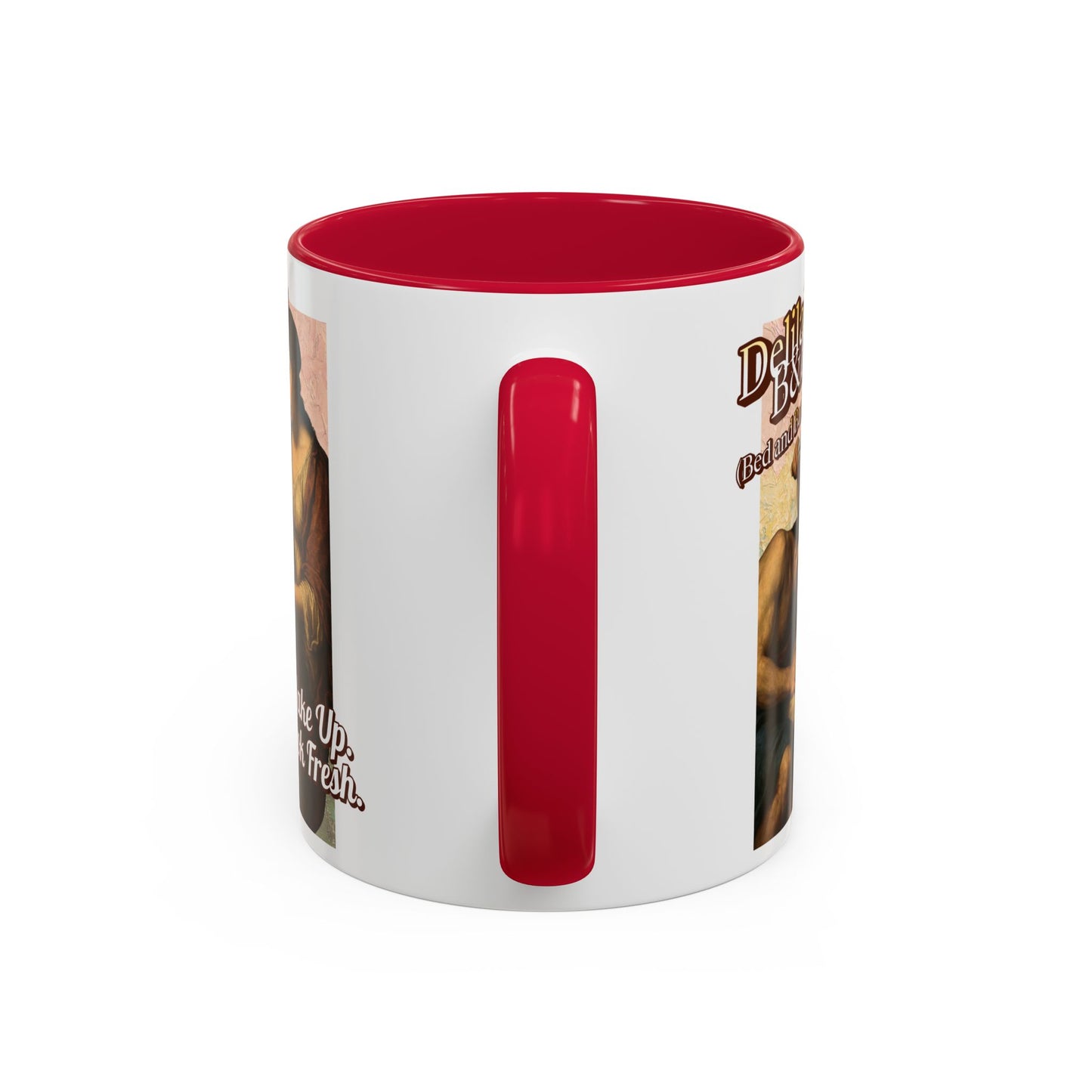 Funny Vintage Sampson Delilah's B&B Coffee Mug Bible Humor