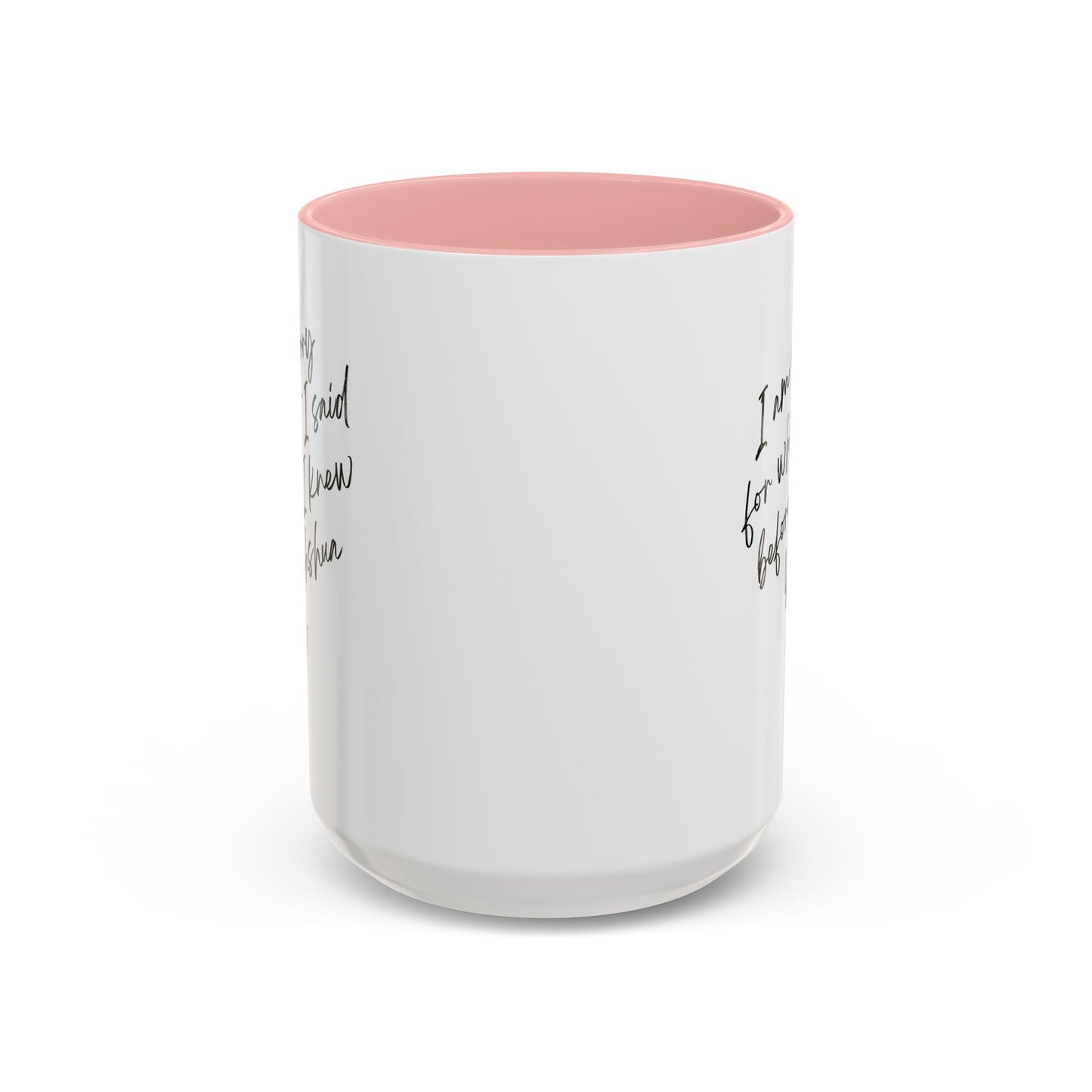 I'm Sorry (Yahshua) Accent Coffee Mug (11, 15oz)