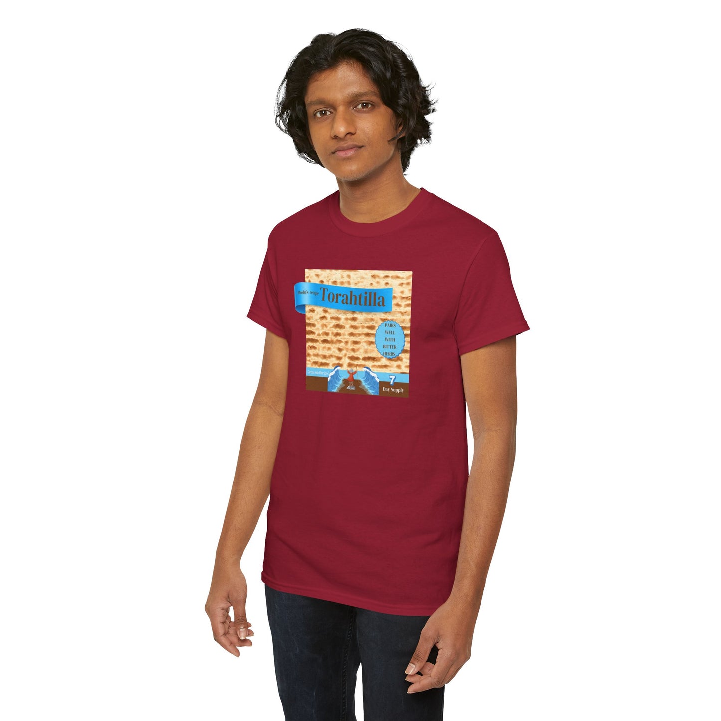 Passover Matzo Unisex Tee - Moshe's Recipe Torahtillas Cotton Funny Shirt