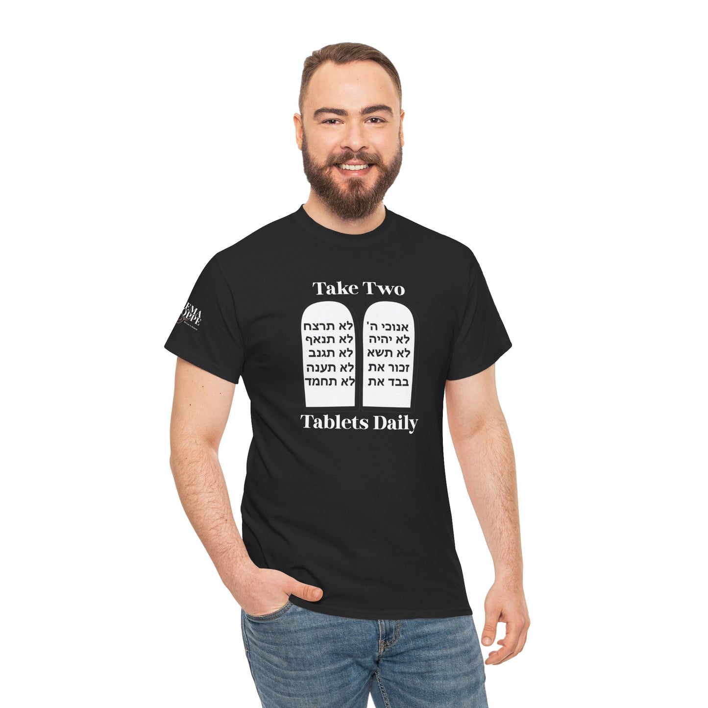 Unisex Tee Take Two Tablets Daily Commandments Shirt
