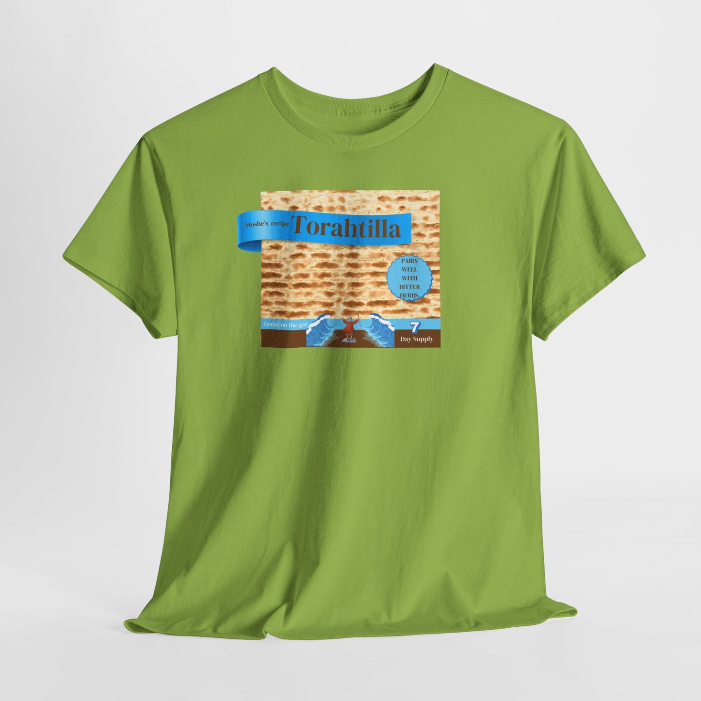 Passover Matzo Unisex Tee - Moshe's Recipe Torahtillas Cotton Funny Shirt