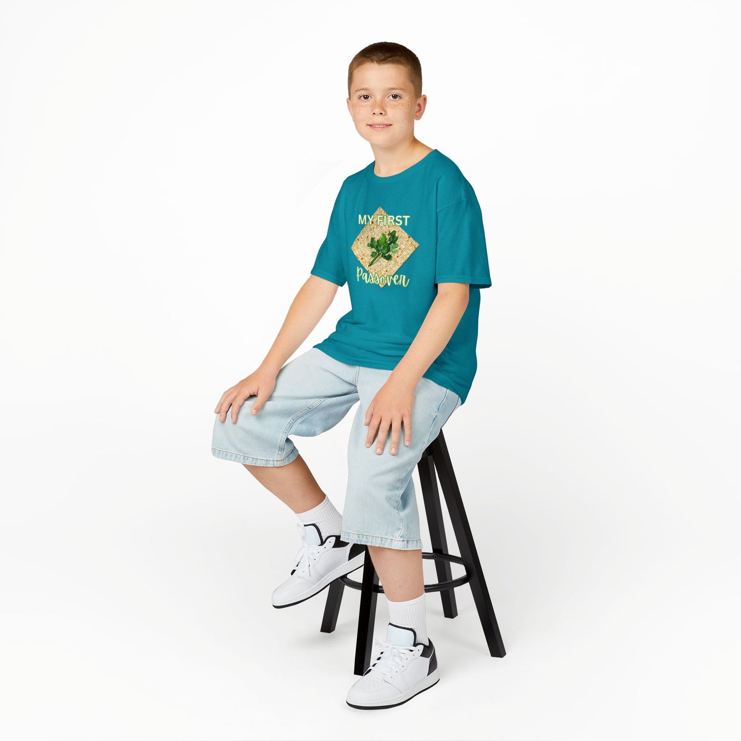 Kids T‑Shirt “My First Plant Parent” Green Succulent Garden Tee
