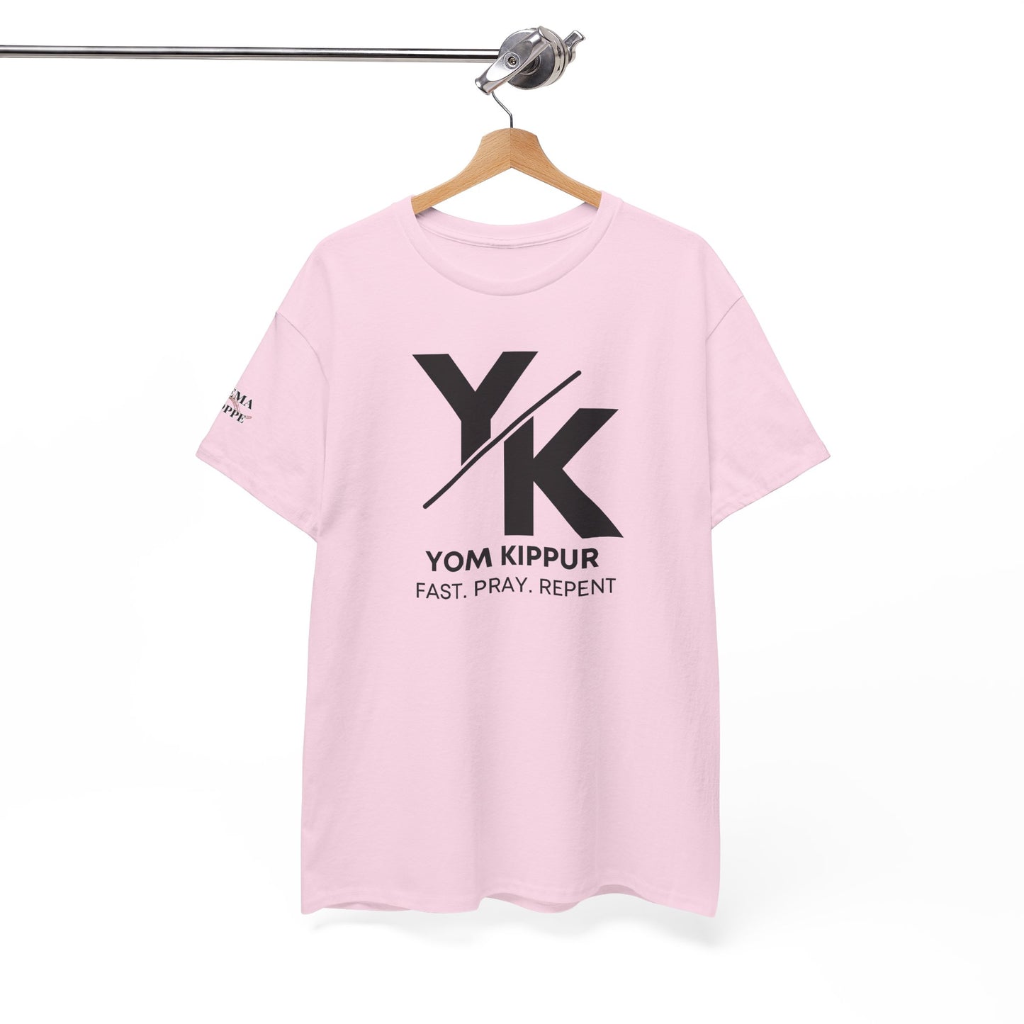 Yom Kippur Tee - "YK" Logo with "Fast. Pray. Repent." Set-Apart Biblical Day of Atonement T-Shirt