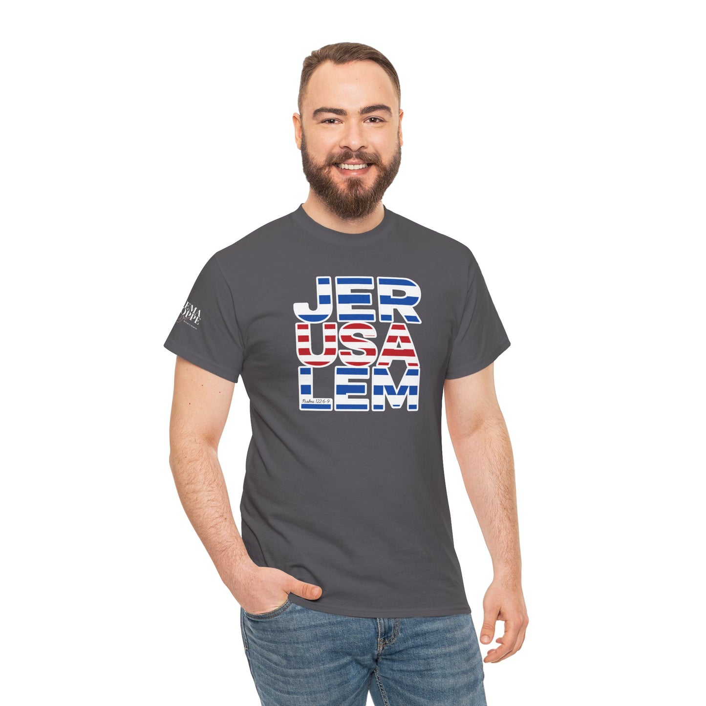 JerUSAlem Psalms 122:6-9 Unisex Tee Patriotic T-Shirt Solidarity