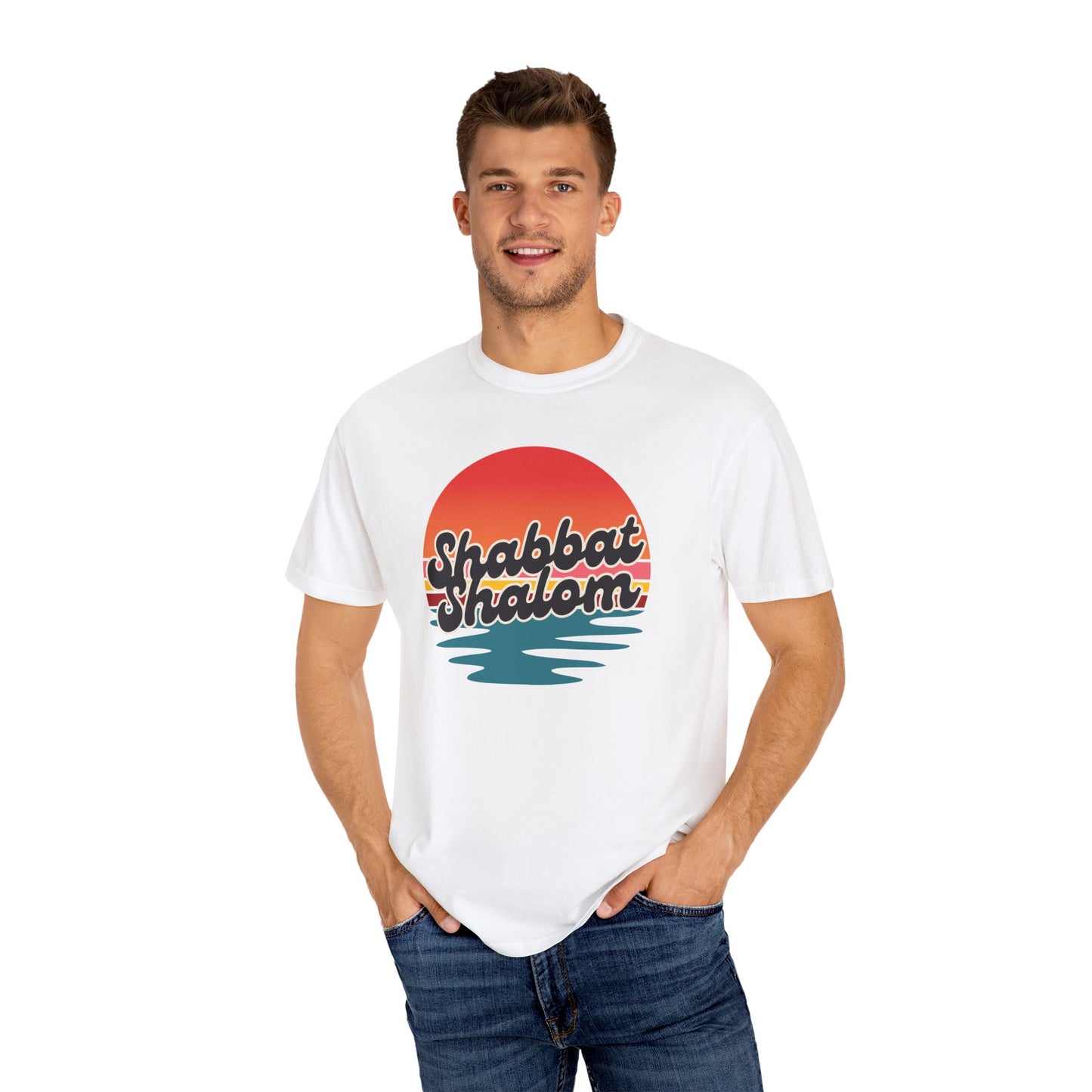 Sunset Shabbat Shalom T-shirt