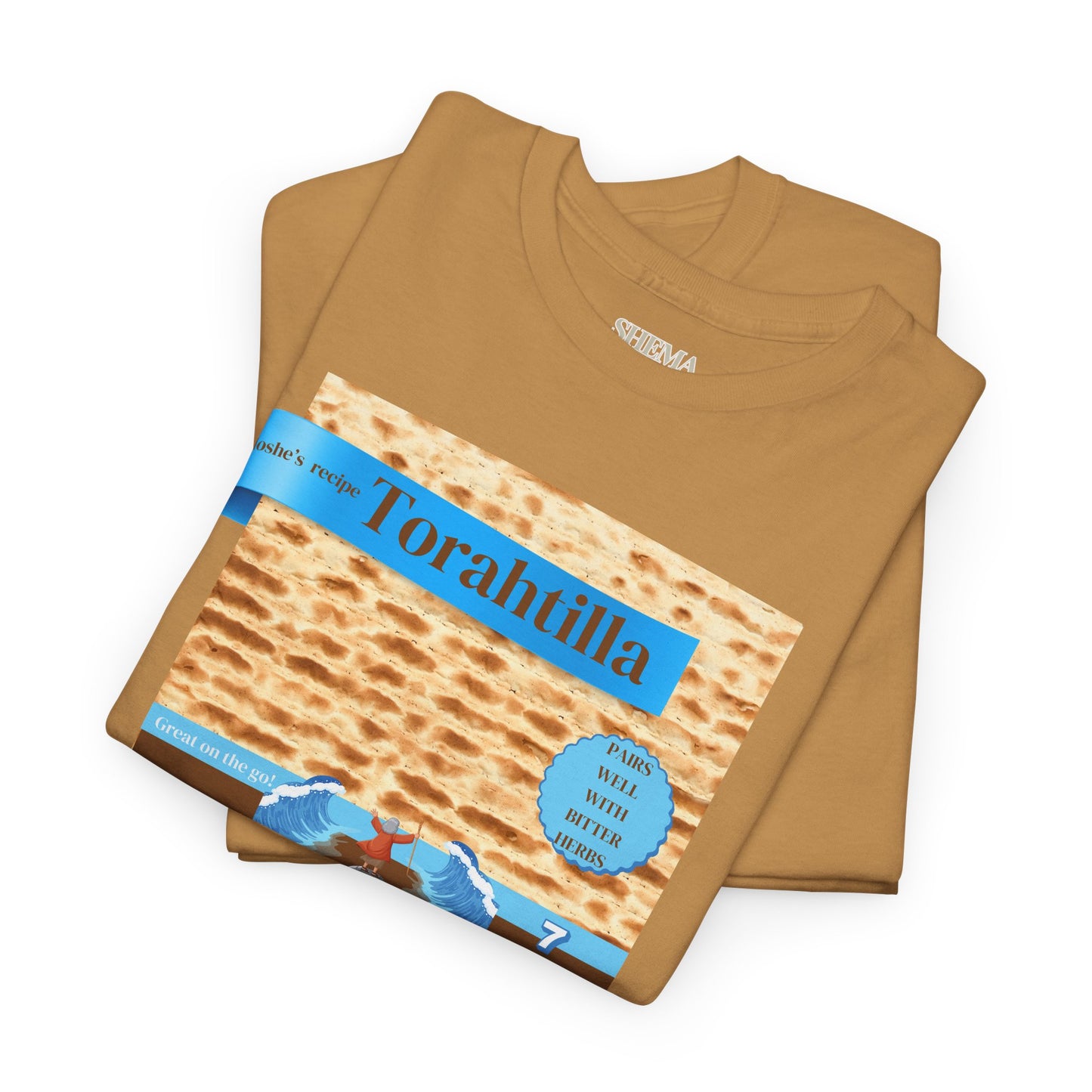 Passover Matzo Unisex Tee - Moshe's Recipe Torahtillas Cotton Funny Shirt