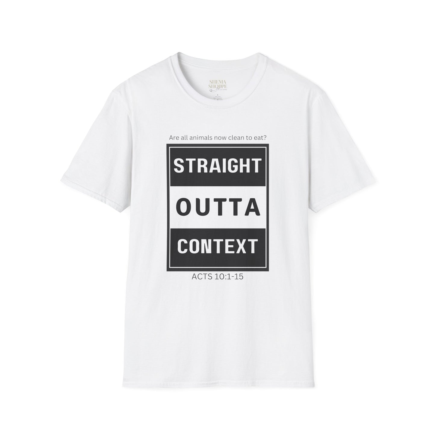 Straight Outta Context Unisex Softstyle T-Shirt