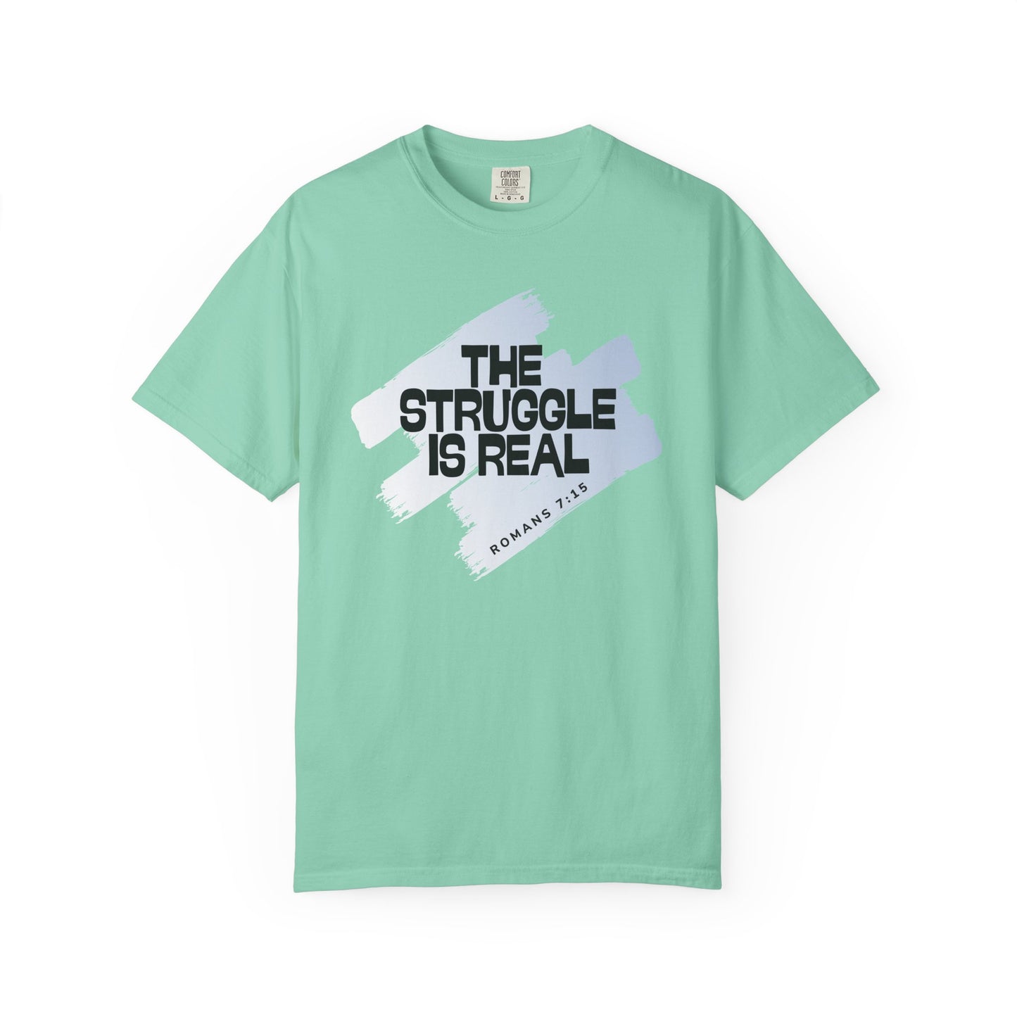 Inspirational Struggle T-Shirt - Romans 7:15, Motivational Tee, Faith-Based Apparel