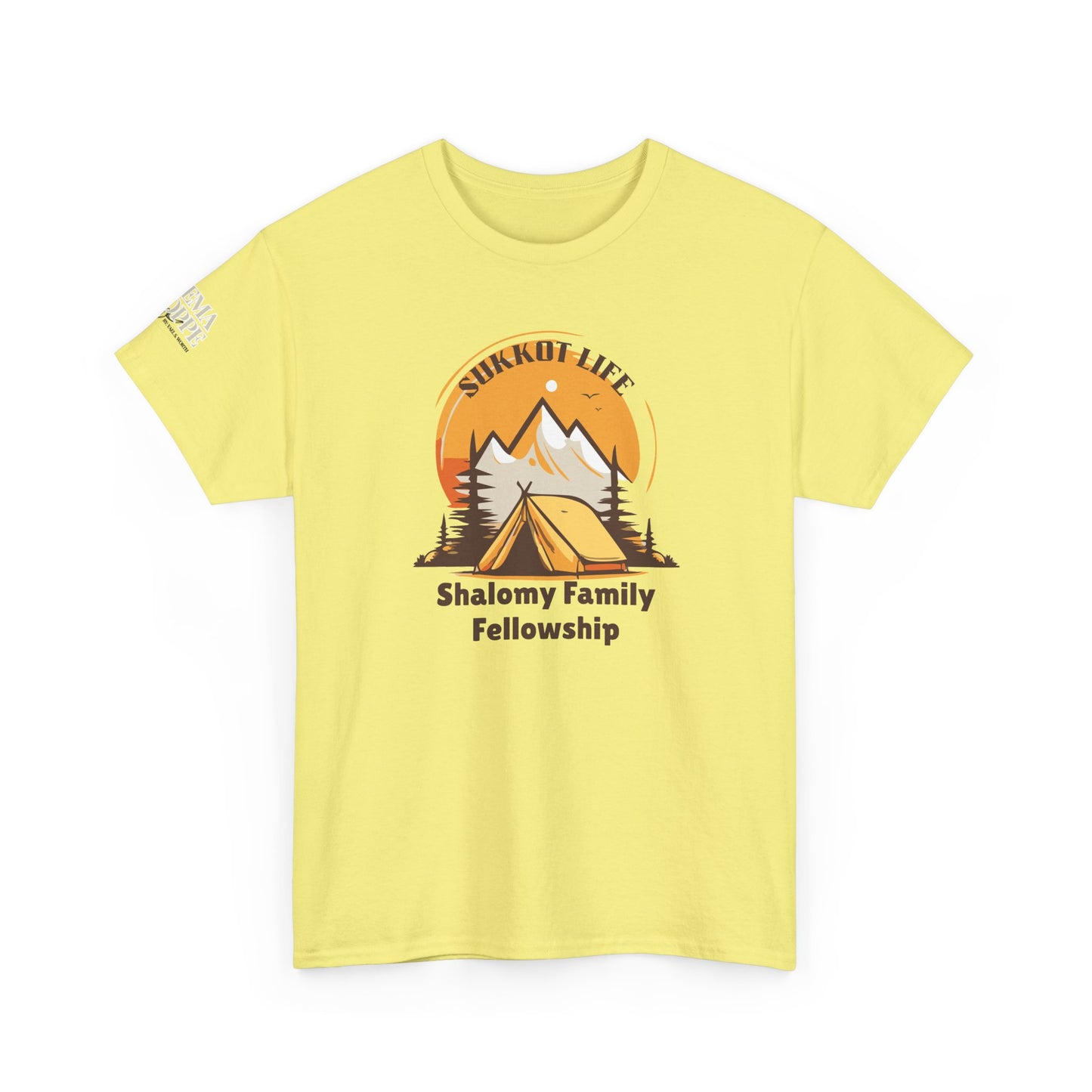 Sukkot Life Tee - Camping Biblical Feast Fellowship Shirt