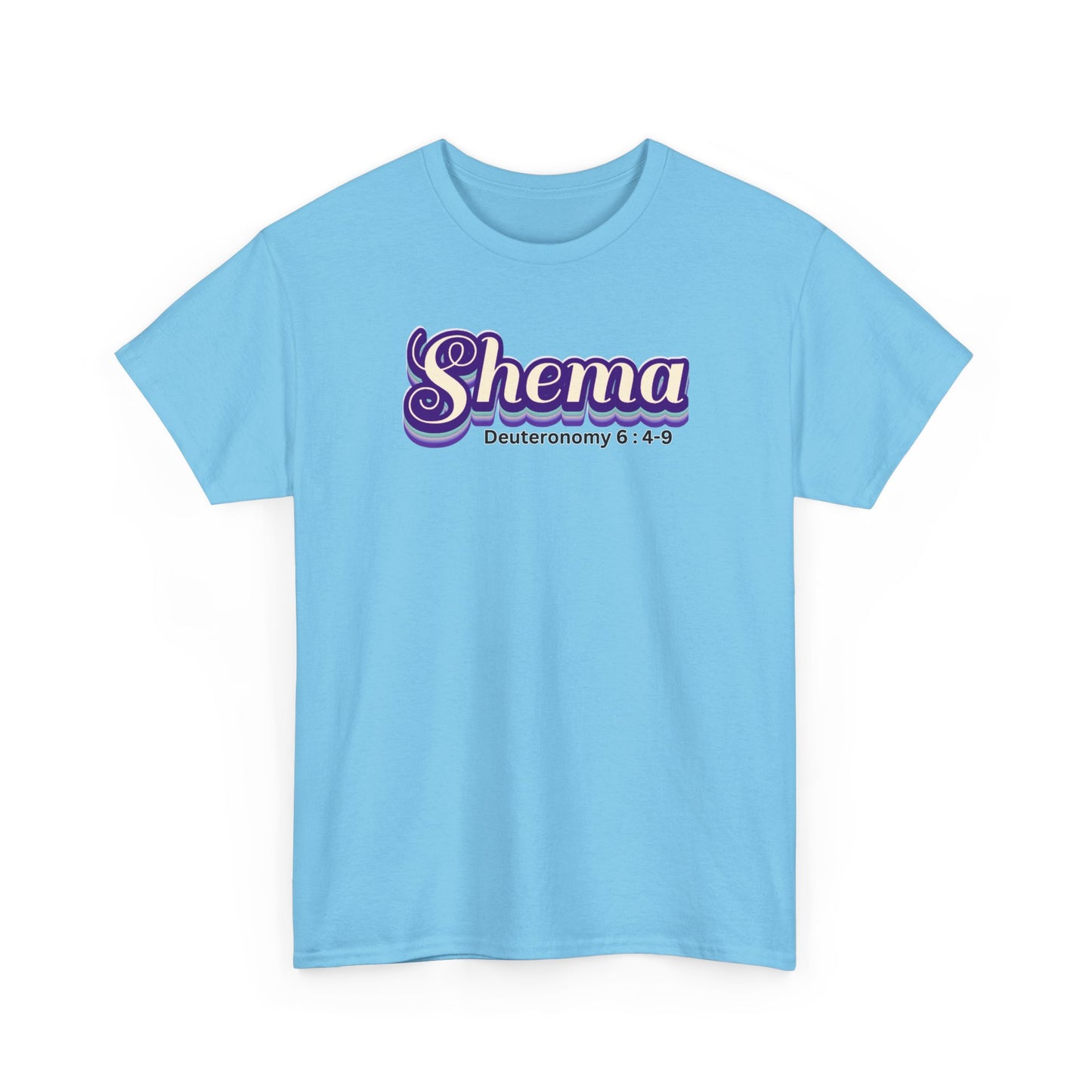 Faded Retro Shema Unisex Heavy Cotton Tee
