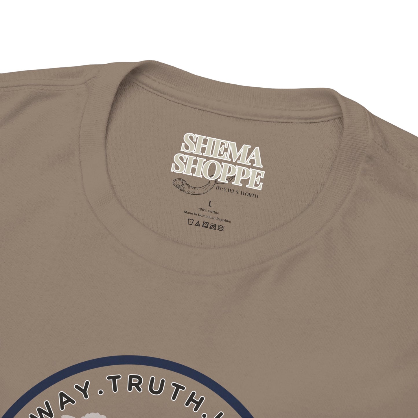Yeshua 'Way, Truth, Life' Heavy Cotton Graphic Tee