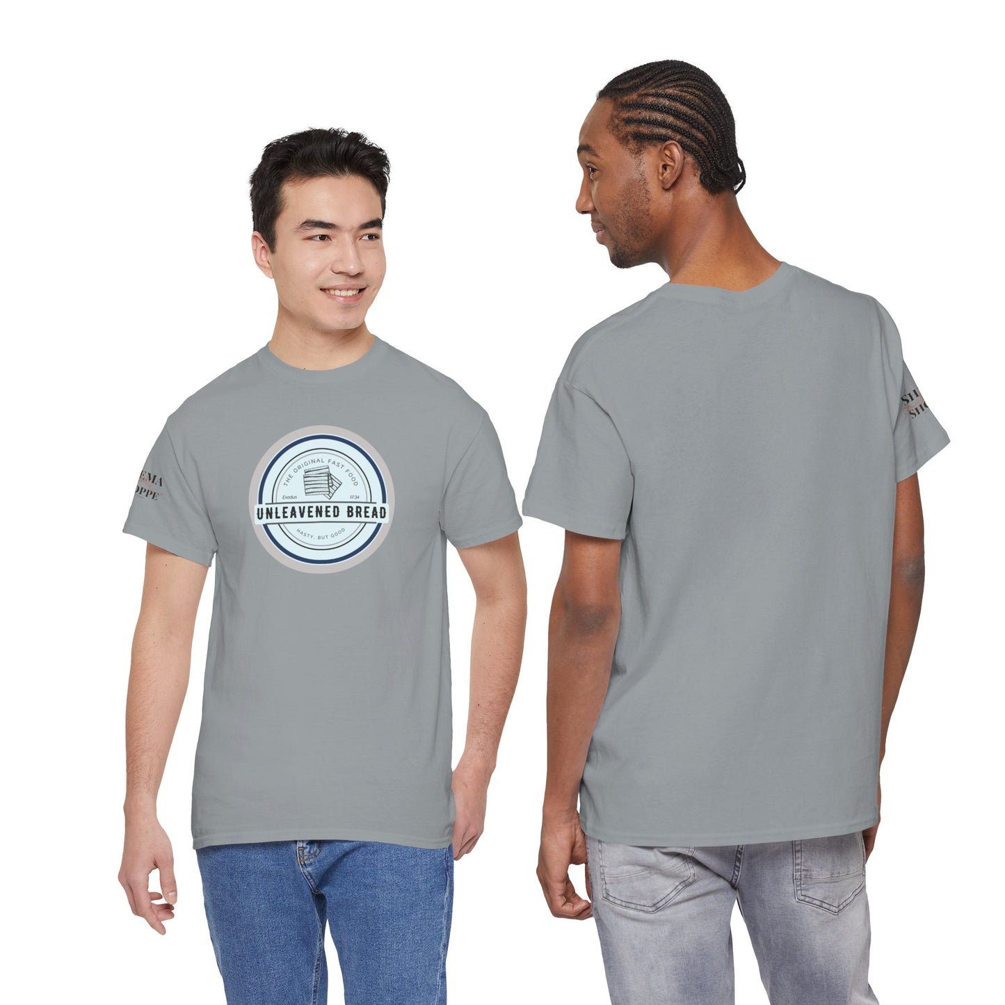 Unleavened Bread Matzo T-Shirt — "Hasty but Good" Passover Biblical Humor Tee