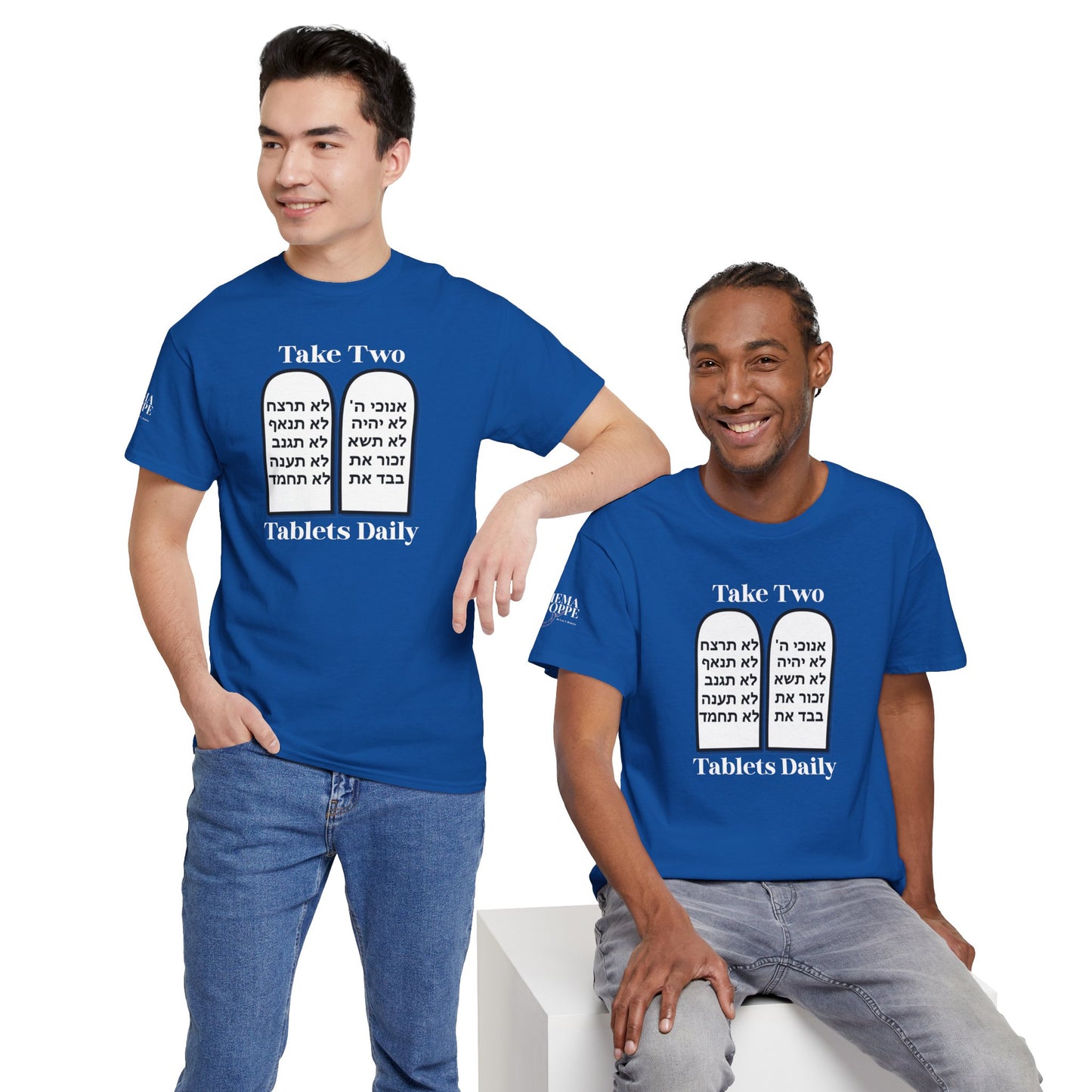 Unisex Tee Take Two Tablets Daily Commandments Shirt