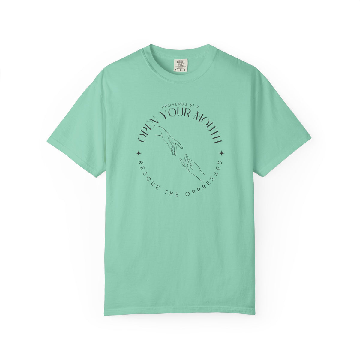 Proverbs 31:9 Unisex T-shirt - Speak Up Against Human Trafficking - 100% Cotton