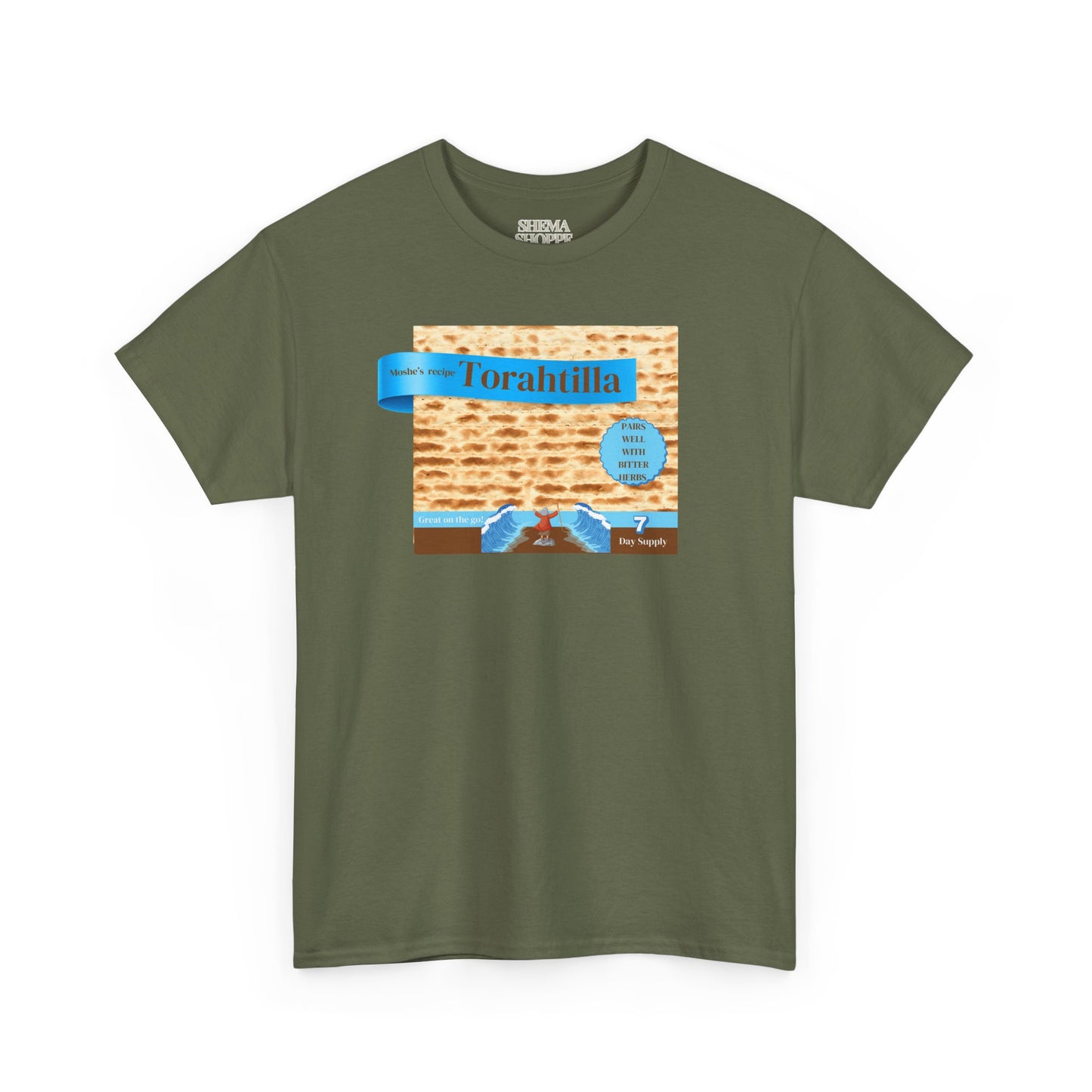Passover Matzo Unisex Tee - Moshe's Recipe Torahtillas Cotton Funny Shirt
