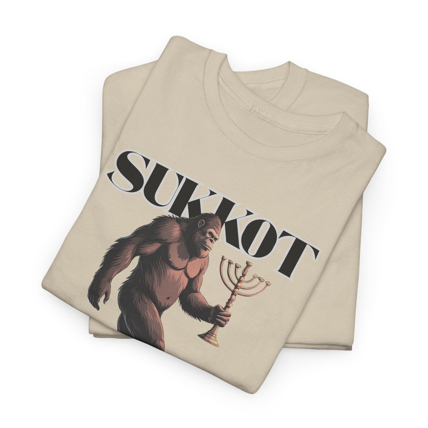 Sukkot Bigfoot Menorah Joy Legendary Shirt
