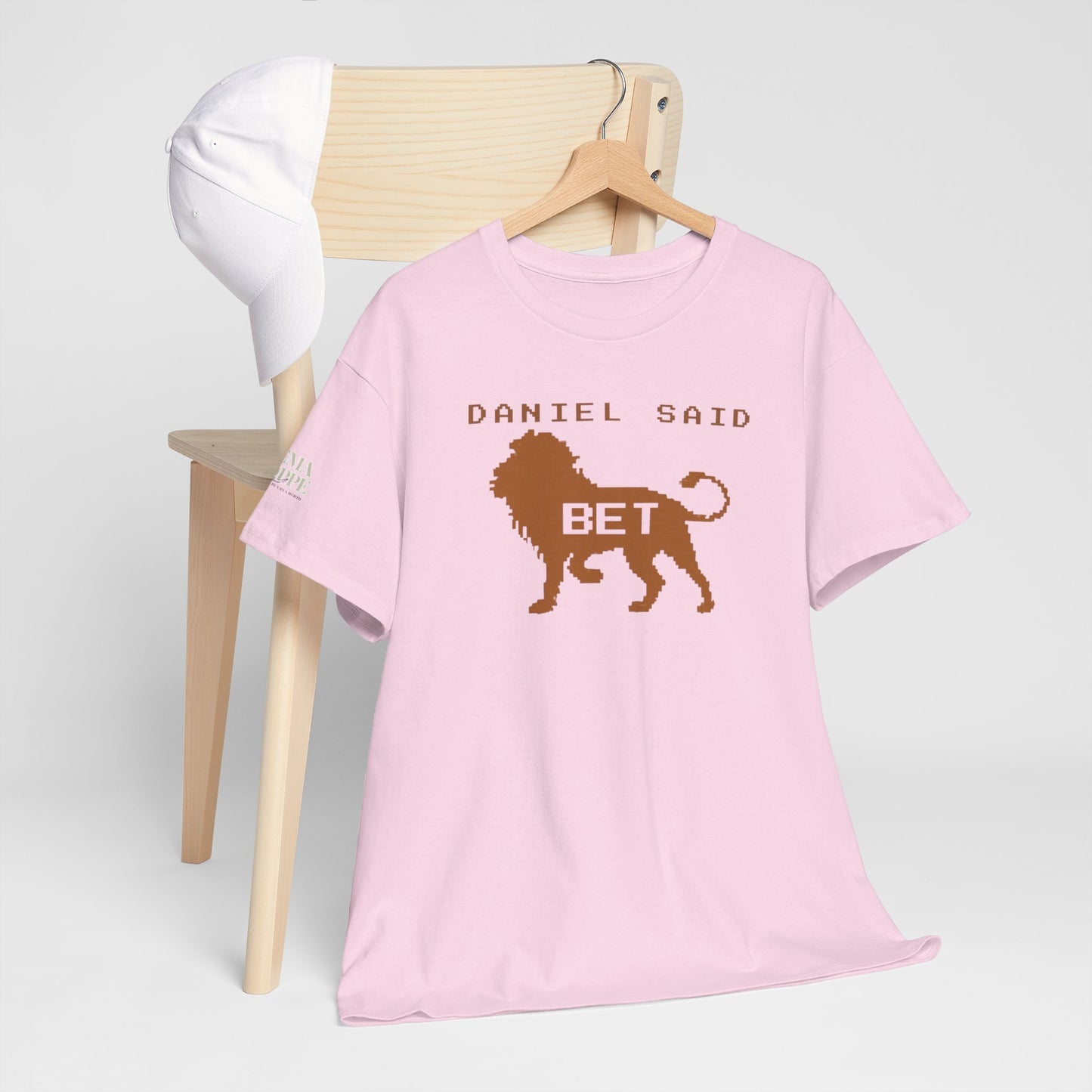 'Daniel Said Bet' Graphic Lion Tee Hebrew Hahas