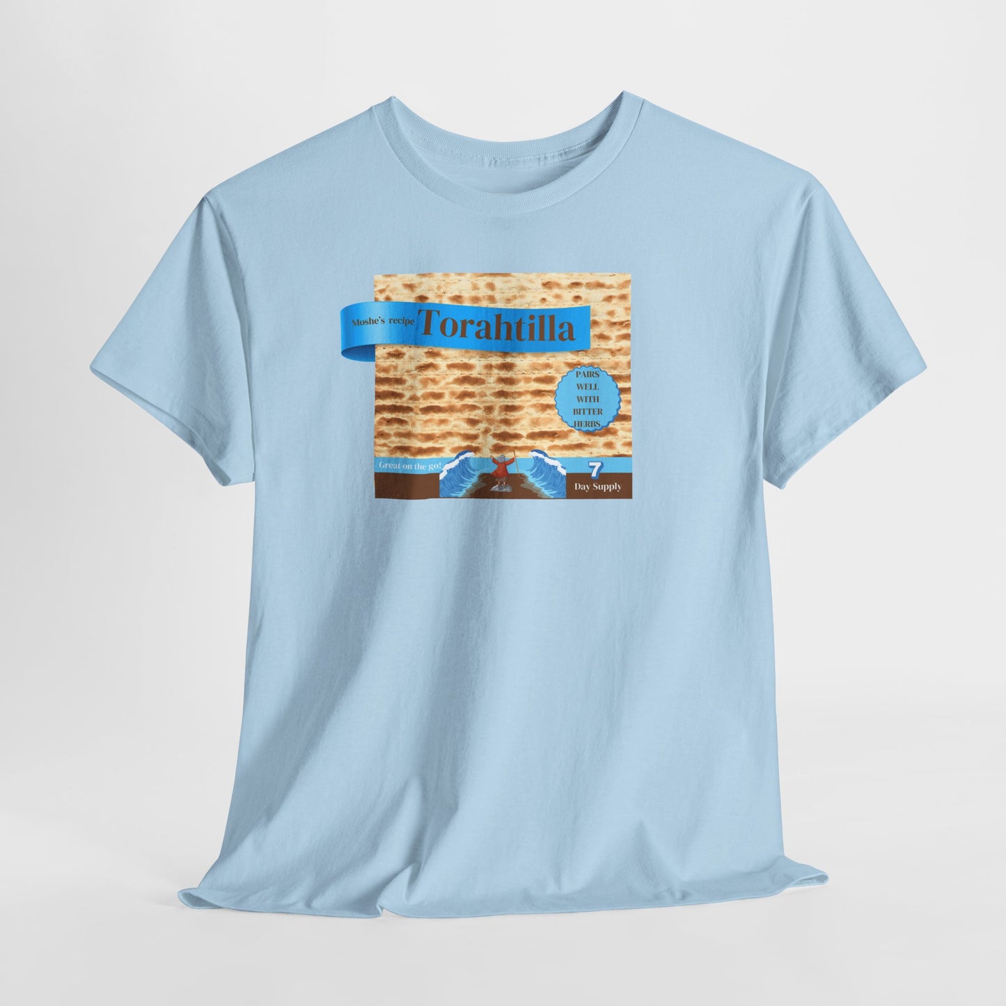 Passover Matzo Unisex Tee - Moshe's Recipe Torahtillas Cotton Funny Shirt