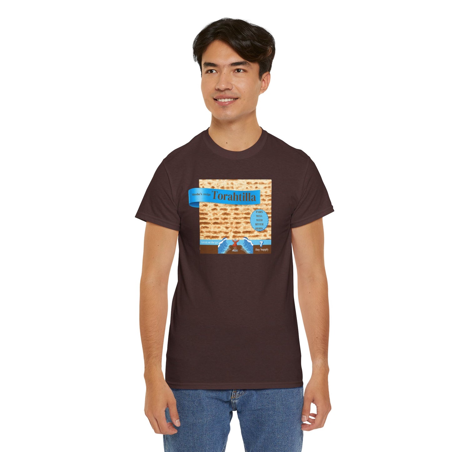 Passover Matzo Unisex Tee - Moshe's Recipe Torahtillas Cotton Funny Shirt