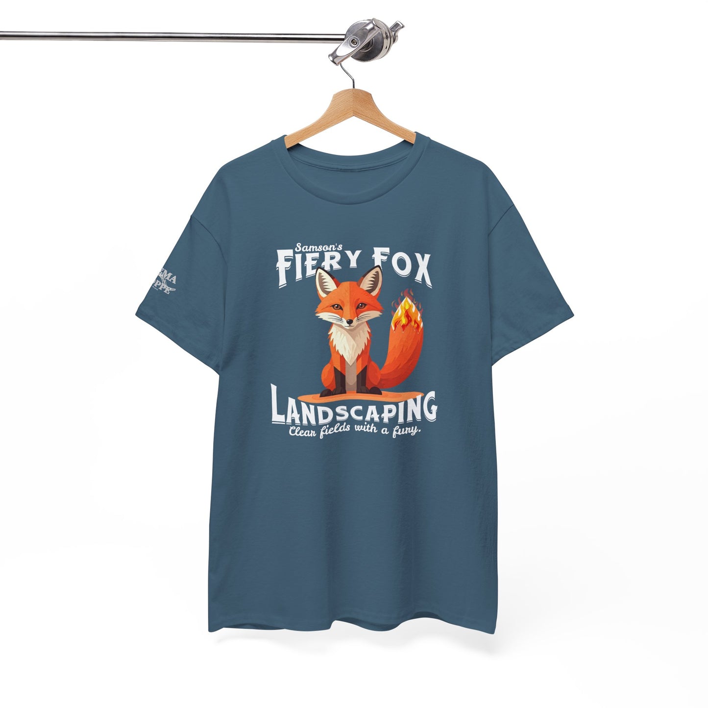 Fiery Fox Landscaping Unisex Heavy Cotton Tee - dark shades