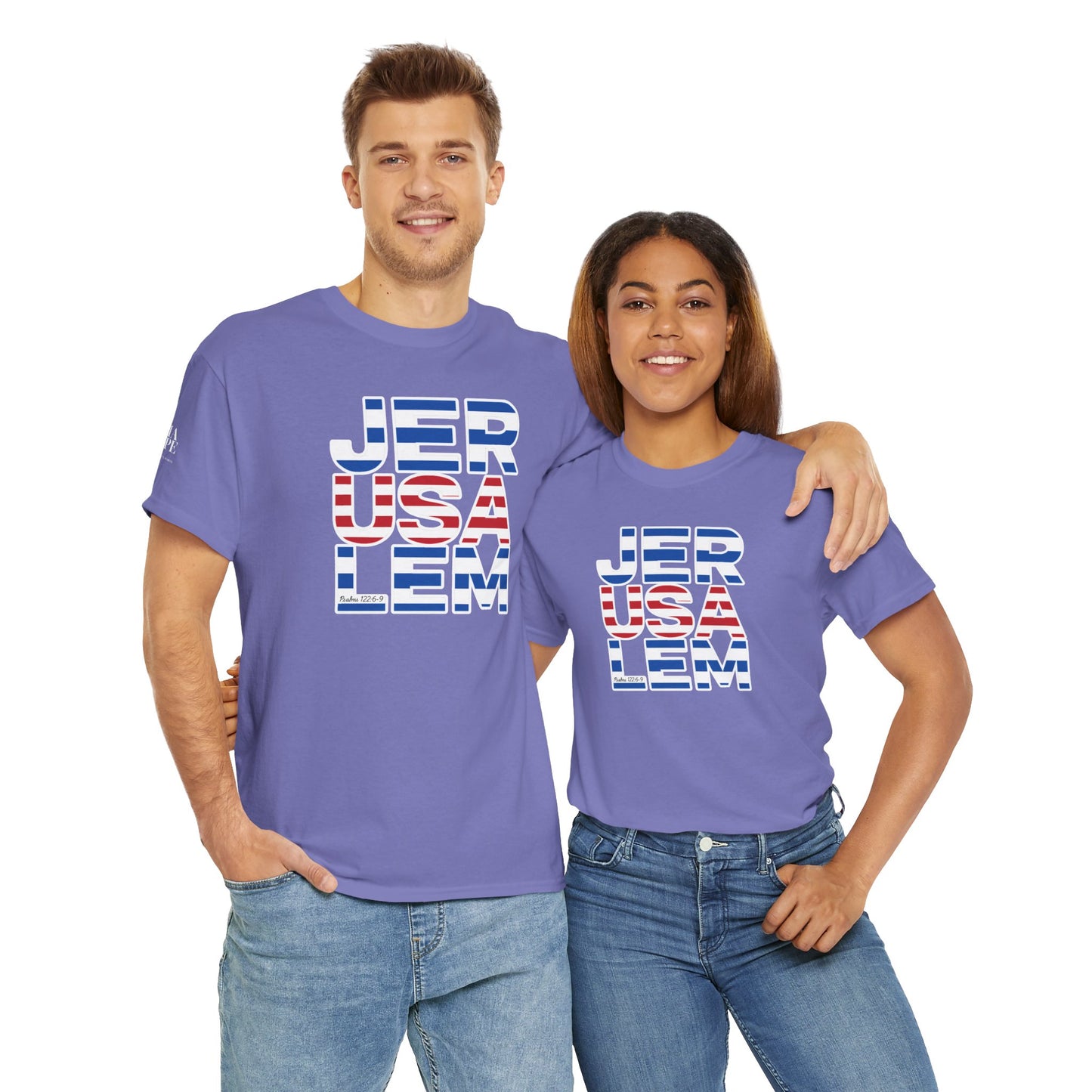 JerUSAlem Psalms 122:6-9 Unisex Tee Patriotic T-Shirt Solidarity