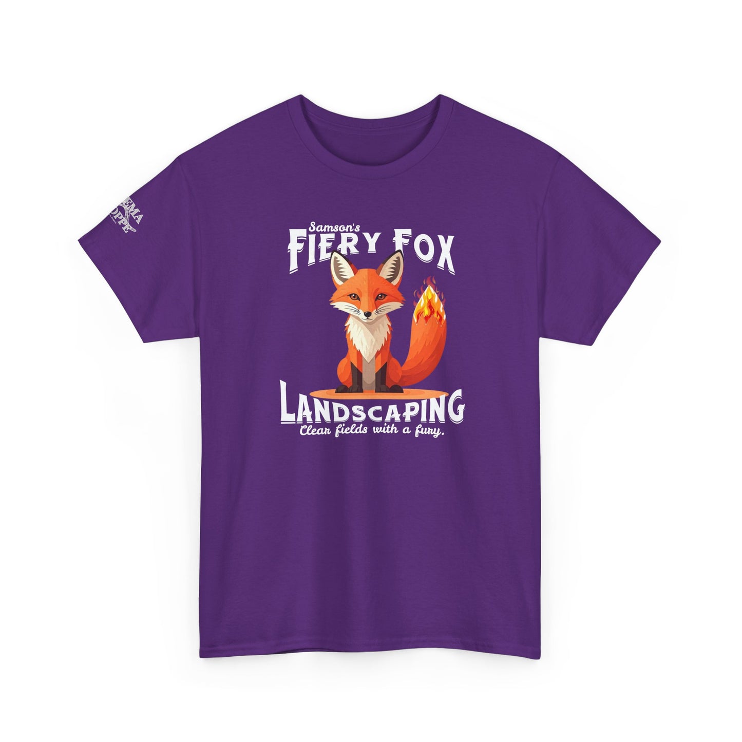 Fiery Fox Landscaping Unisex Heavy Cotton Tee - dark shades