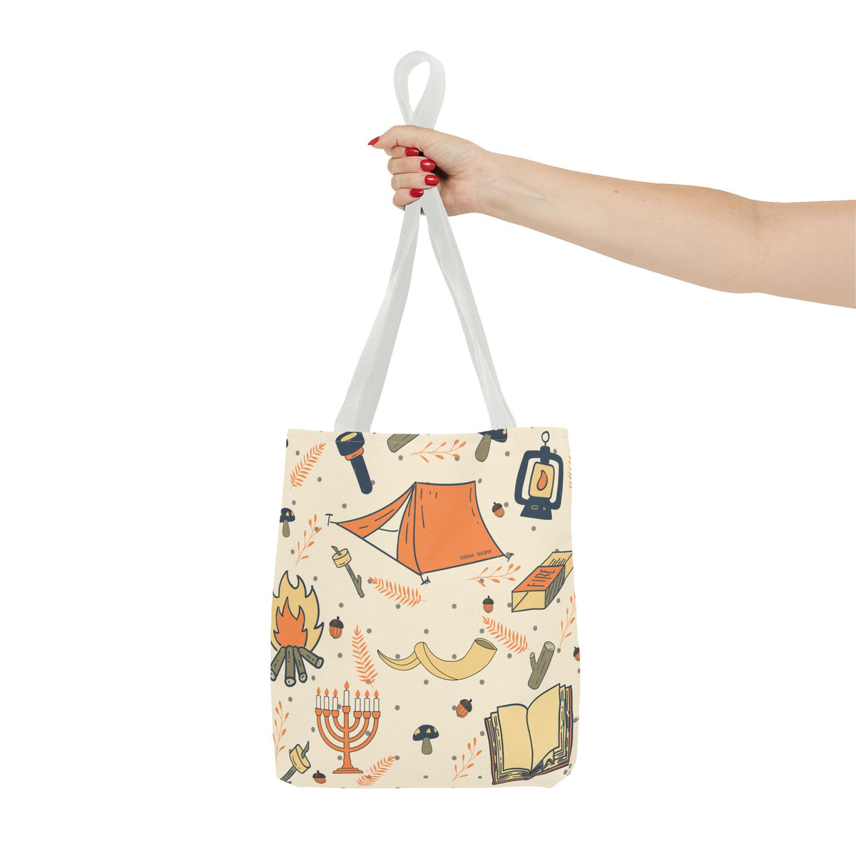 Sukkot Tents Tote Bag (AOP)