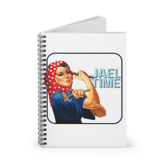 Empowering Spiral Notebook - Jael Time, Motivational Journal, Gift for Creatives, Office Supplies, Bible Hero Stationery