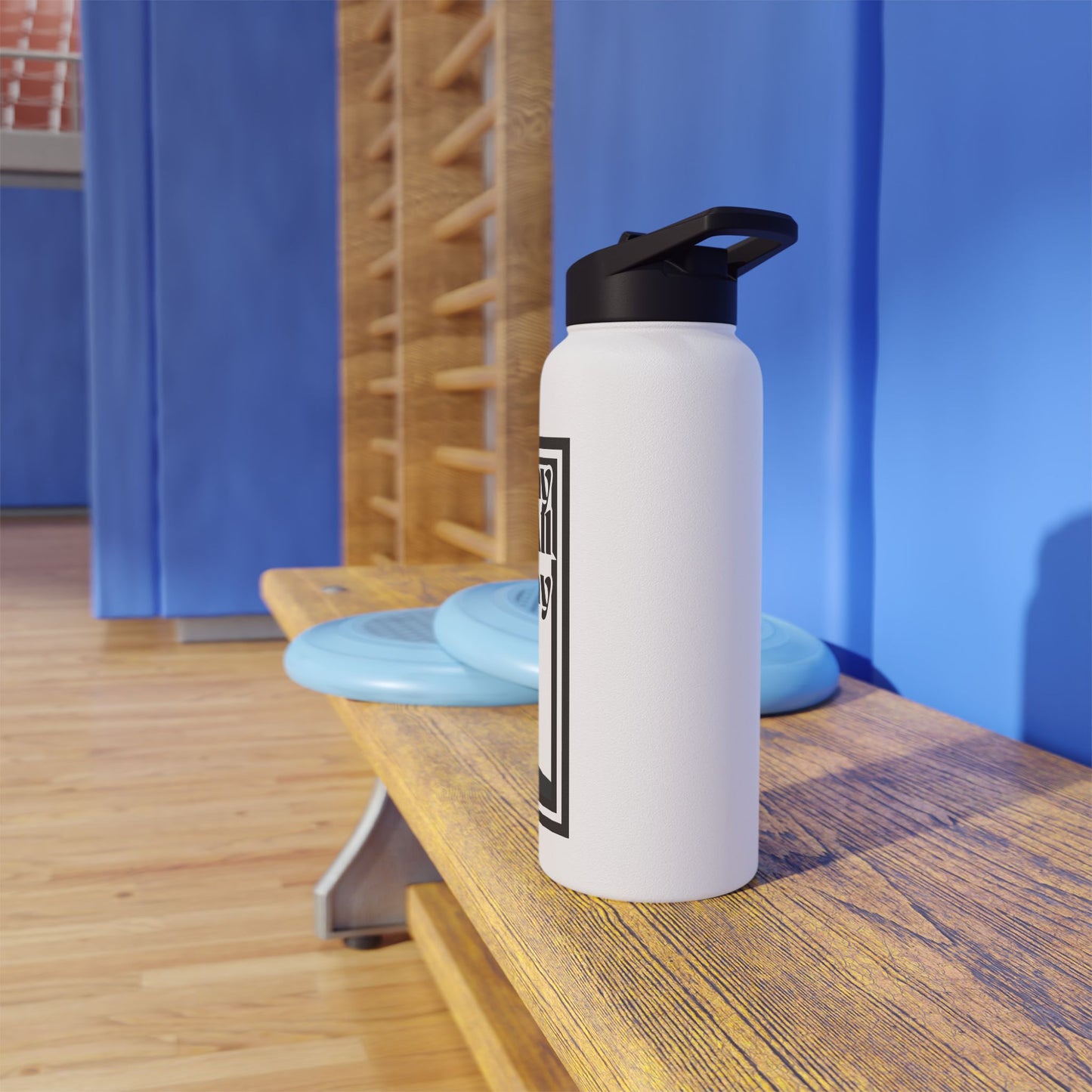 Slay All Day Motivational Stainless Steel Water Bottle - "Slay All Day!" - Fitness, Gym, Outdoor, Hydration, Travel, Bible David and Goliath