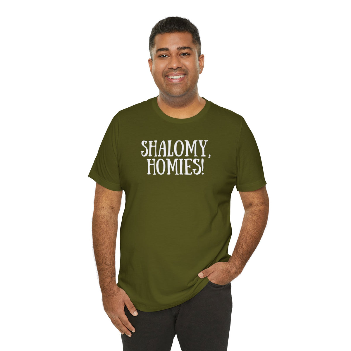 Shalomy Homies Tee - Funny Torah Obervant Greeting T-Shirt (Canada)