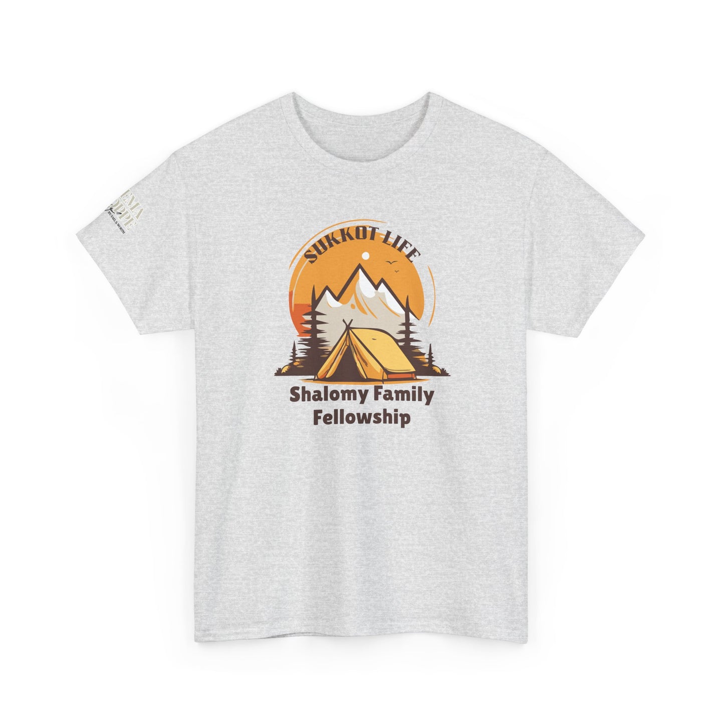 Sukkot Life Tee - Camping Biblical Feast Fellowship Shirt