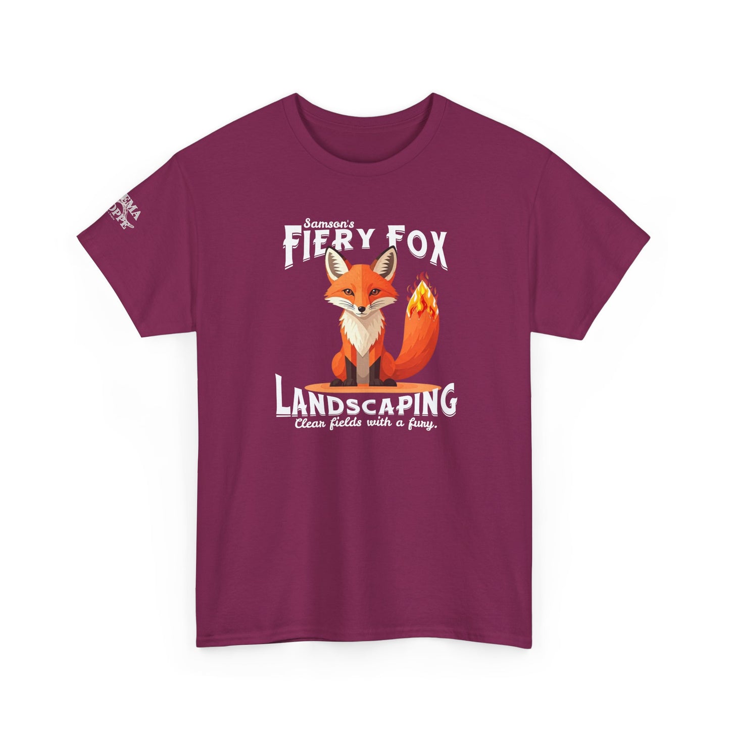 Fiery Fox Landscaping Unisex Heavy Cotton Tee - dark shades