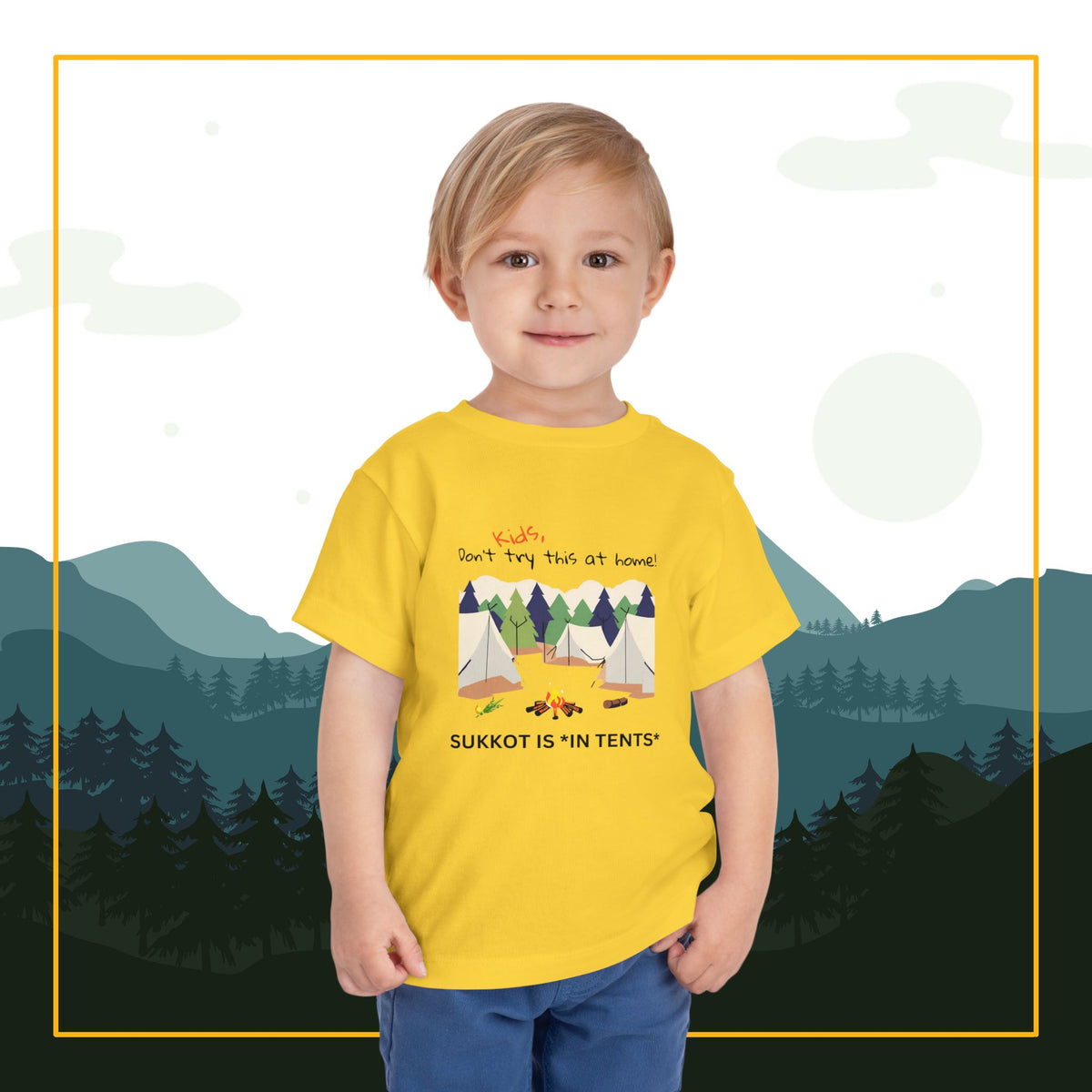 Sukkot Toddler Short Sleeve Tee